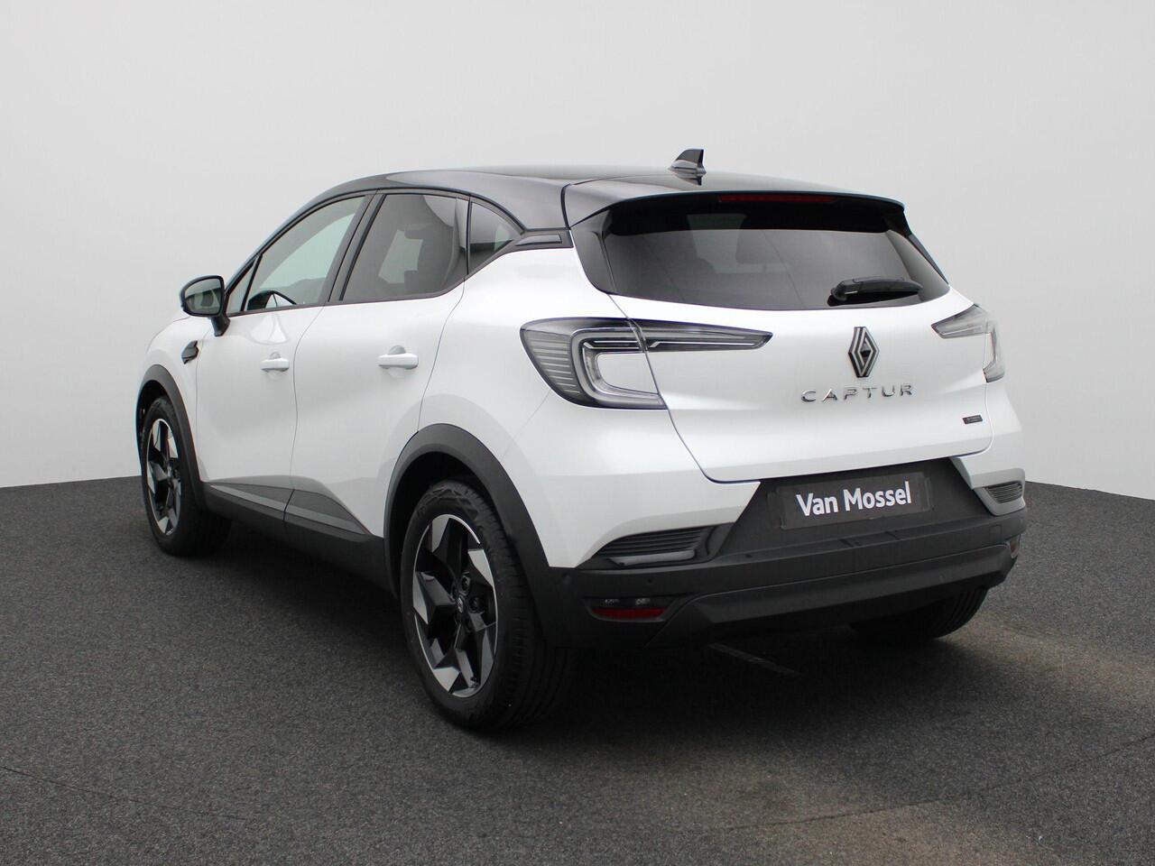Renault CAPTUR 1.8 E-Tech full hybrid 160 techno | Pack Winter | Camera | Adaptieve Cruise Control | PDC Rondom | 18" LMV | Android Automotive | LED Pure Vision | Keyless | Licht- & Regensensor | Privacy Glass | Draadloze Apple Carplay & Android Auto