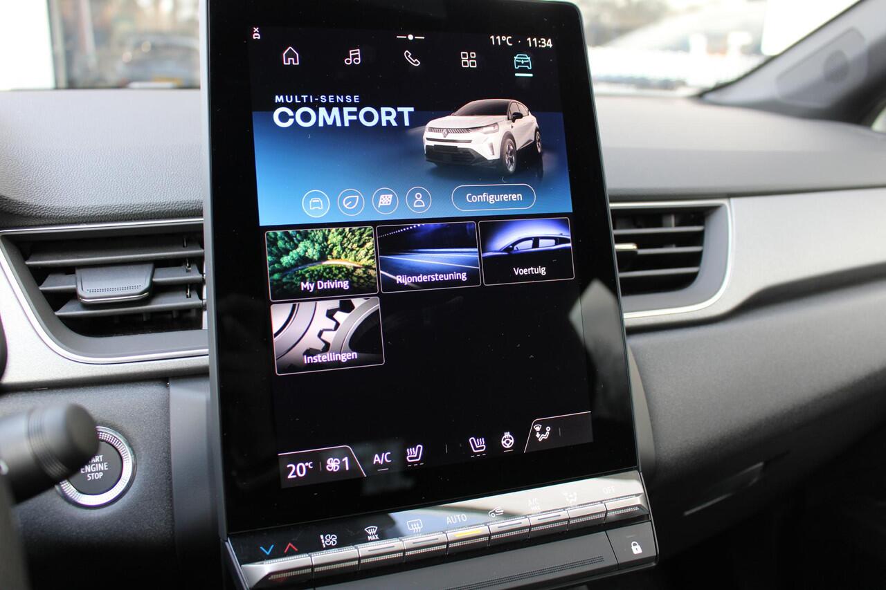 Renault CAPTUR 1.3 mild hybrid 160 techno | Stoelverwarming | Stuurverwarming | Adaptive Cruise Control |