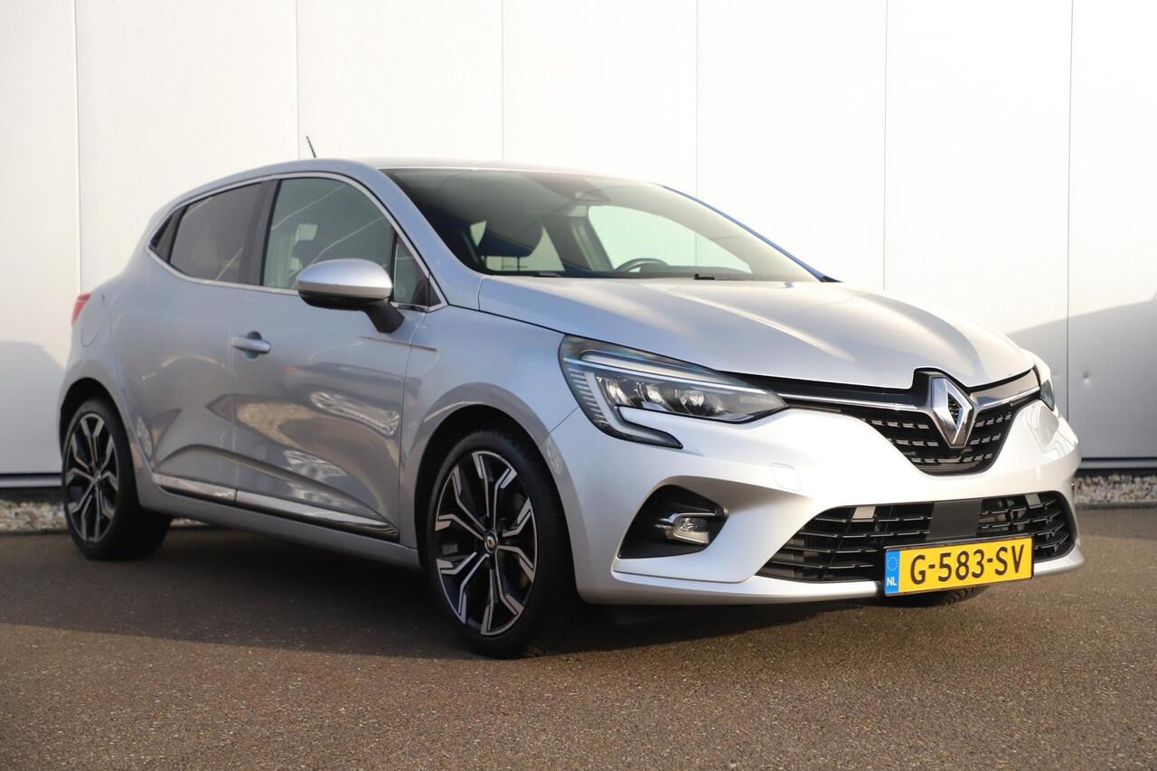 Renault CLIO 1.0 TCe Intens 101PK Half Leder 17 inch LMV LED Navigatie Carplay Android Climate Cruise Control Rijstrooksensor