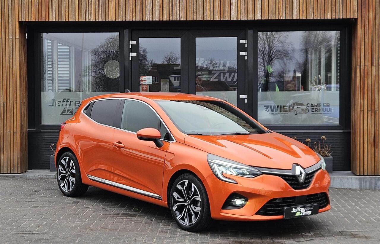 Renault CLIO 1.0 TCe Intens navi. led. cruise. 17 inch. leder/stof.