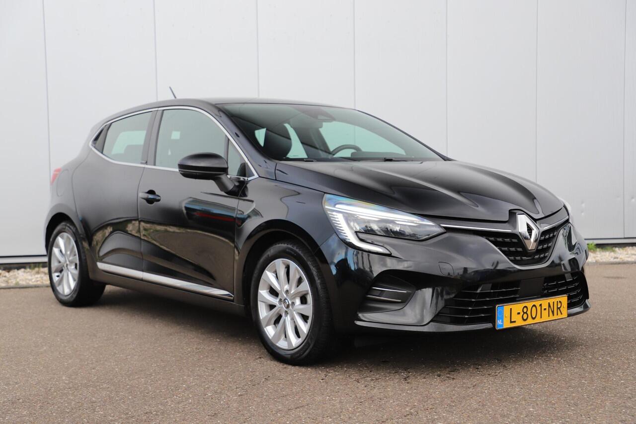 Renault CLIO 1.6 E-Tech Hybrid 140 Intens 140PK Automaat Half Leder Keyless 16 inch LMV Sfeerverlichting LED Navigatie Carplay Android Rijstrooksensor Climate Cruise Control Parkeersensor