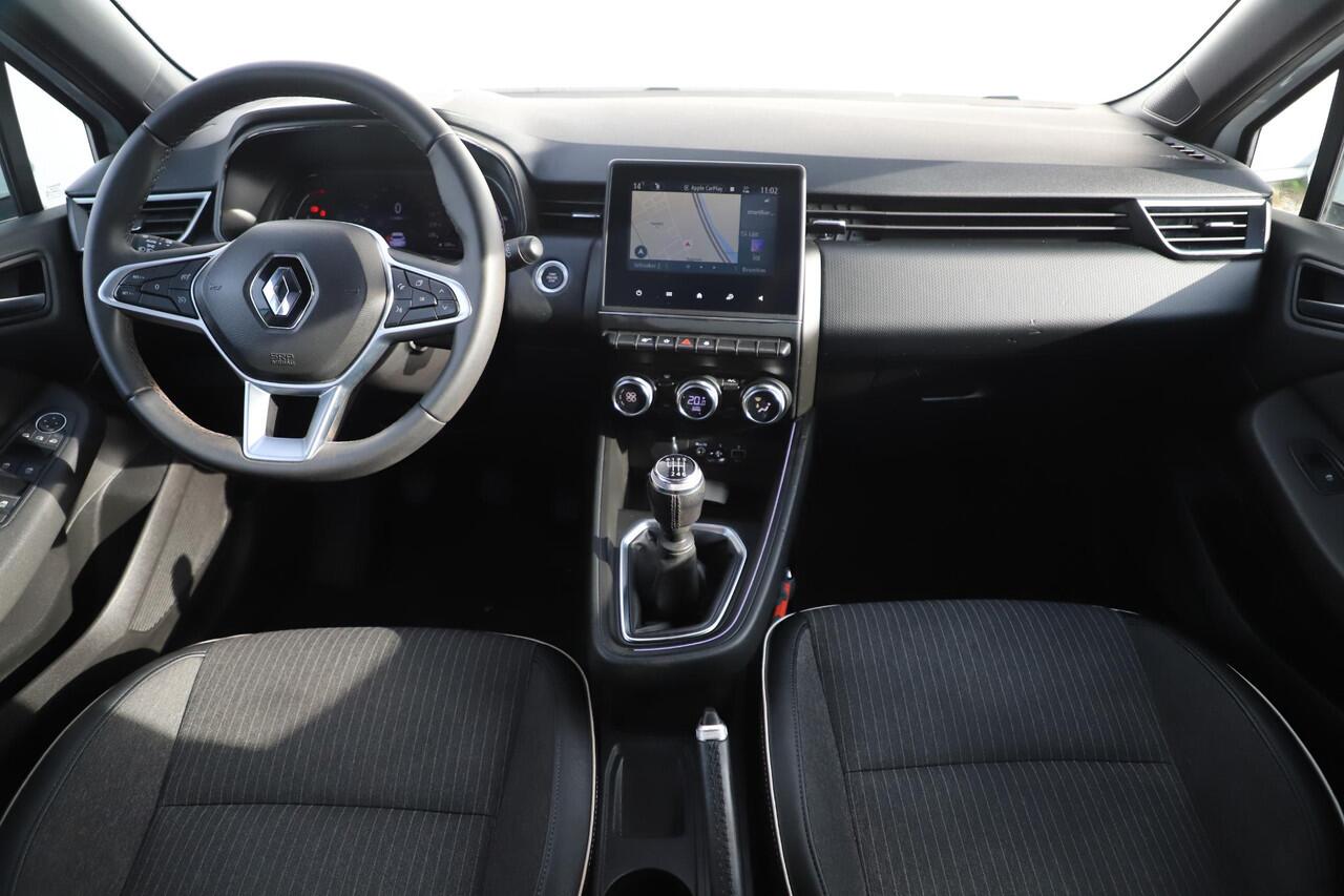 Renault CLIO 1.0 TCe Intens Half Leder LED 16 inch LMV Keyless Navigatie Achteruitrijcamera Sfeerverlichting Carplay Android PDC
