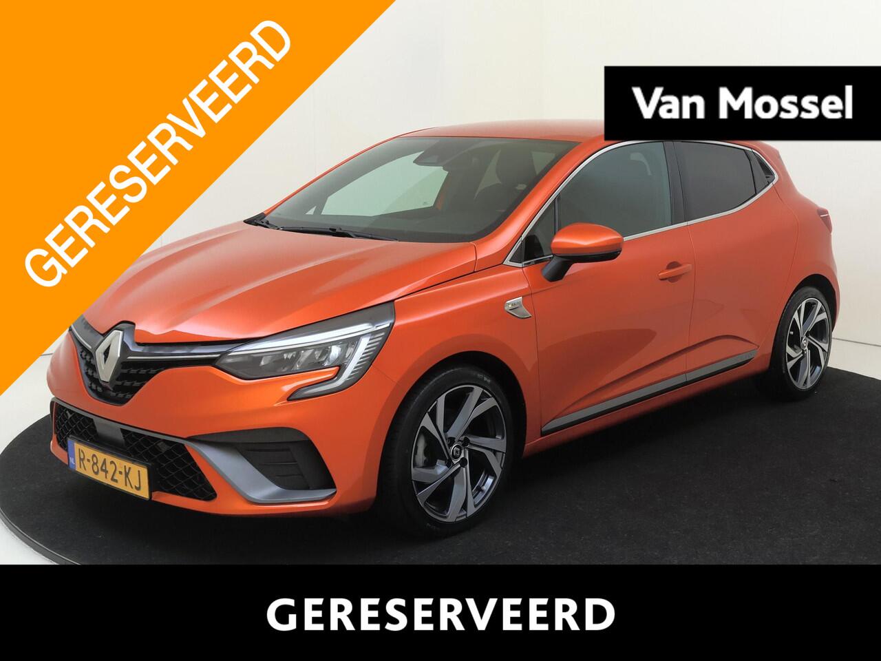 Renault CLIO 1.6 E-Tech Hybrid 145 R.S. Line Apple Carplay/Android | cruise control | electronic climate control | lederen/stof bekleding | lichtmetalen velgen 17"| navigatiesysteem |