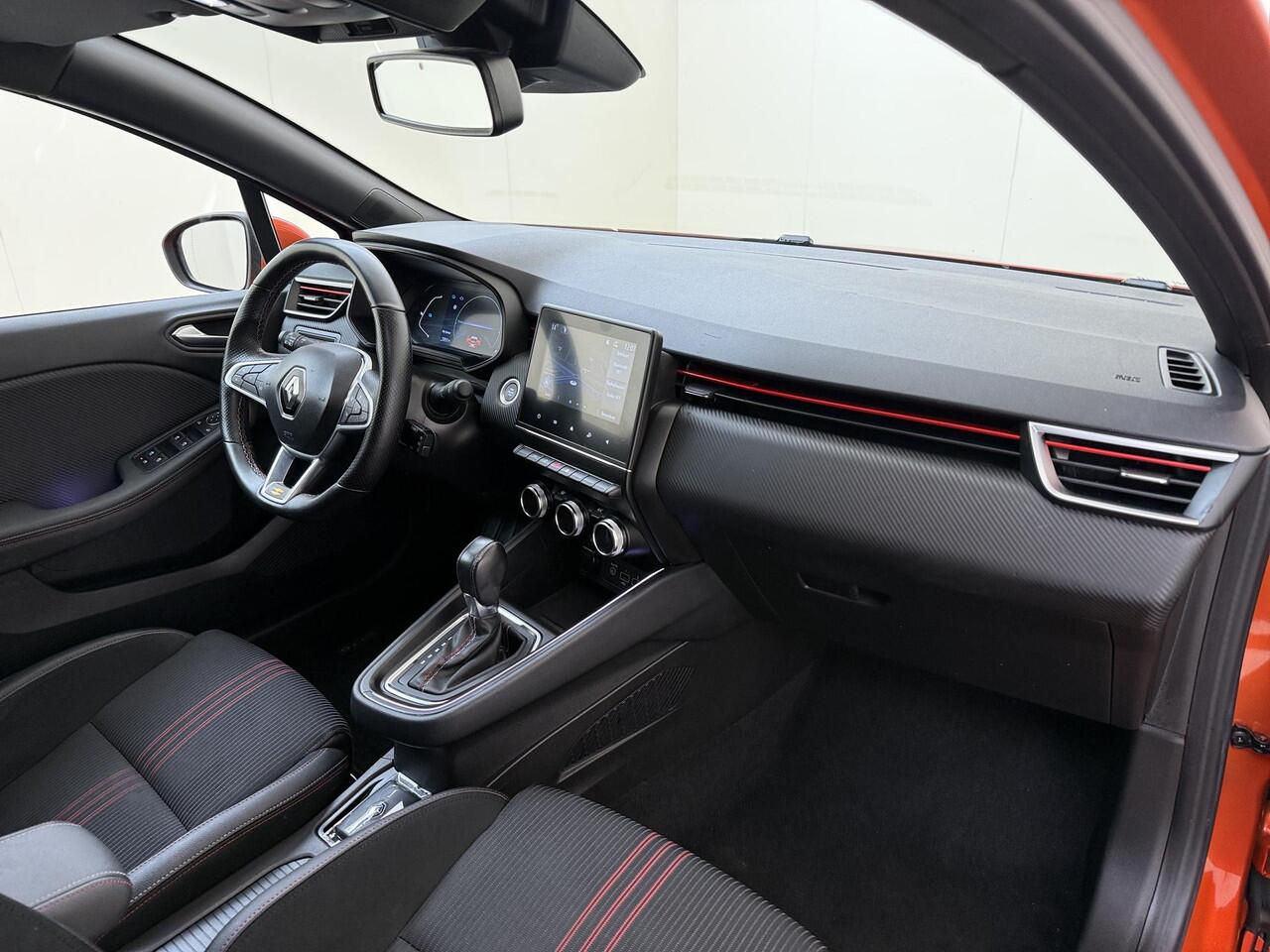 Renault CLIO 1.6 E-Tech Hybrid 145 R.S. Line Apple Carplay/Android | cruise control | electronic climate control | lederen/stof bekleding | lichtmetalen velgen 17"| navigatiesysteem |