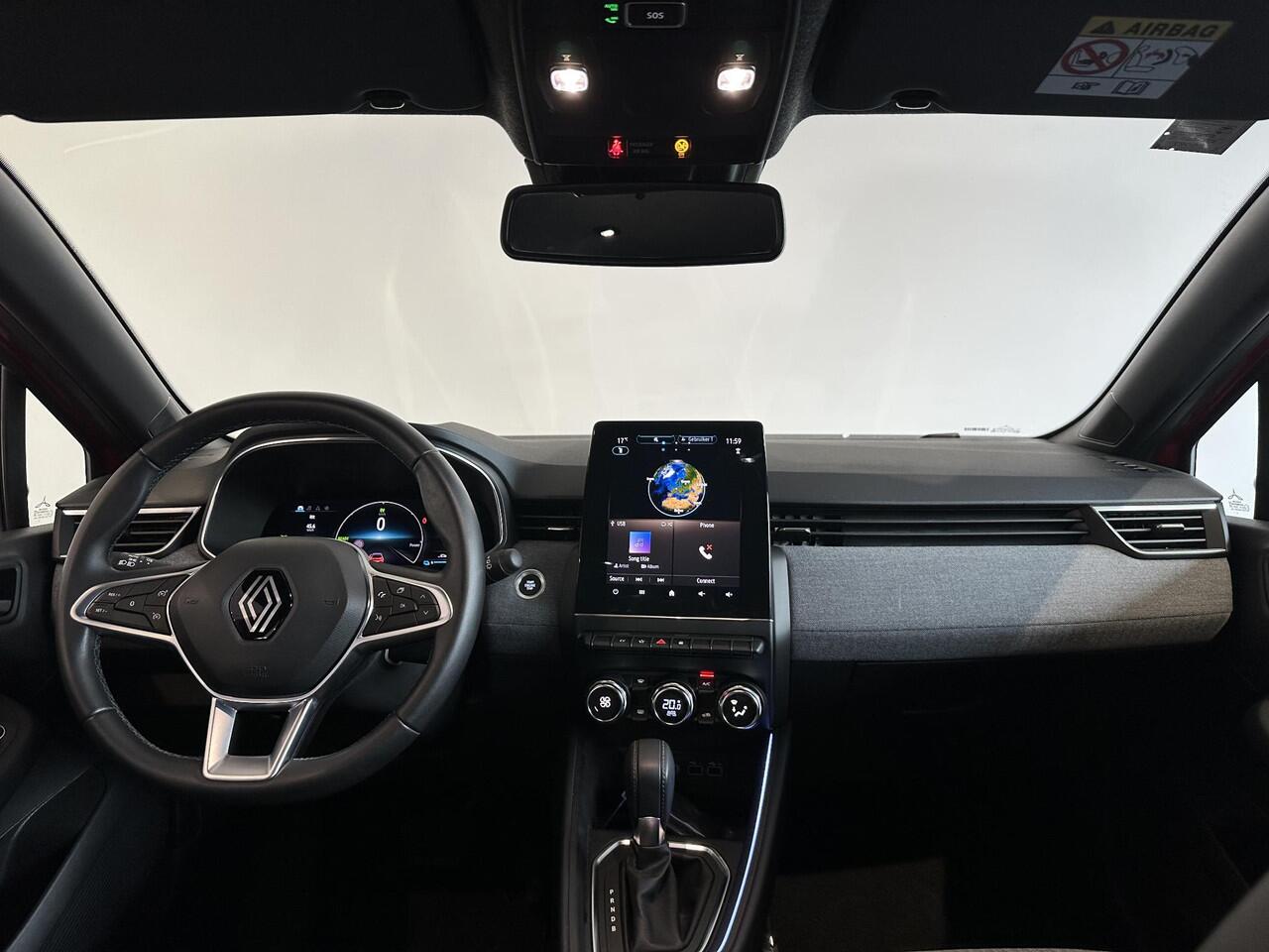 Renault CLIO 1.6 E-Tech Full Hybrid 145 techno GROOT SCHEM | NAVIGATIE | ACHTERUITRIJCAMERA | PARKEERSENSOREN ACHTER | CLIMATE CONTROL