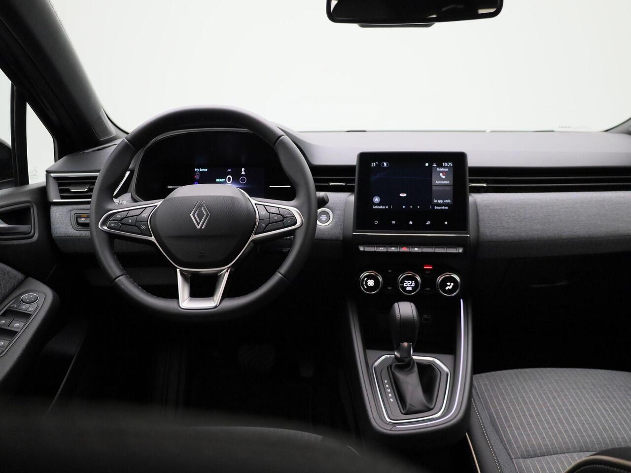 Renault CLIO E-Tech Full Hybrid 145 techno | Automaat | Easy Link Navigatie met Apple CarPlay & Android Auto | Climate Control | Parkeersensoren achter met camera | Lichtmetalen velgen | Metaalkleur |