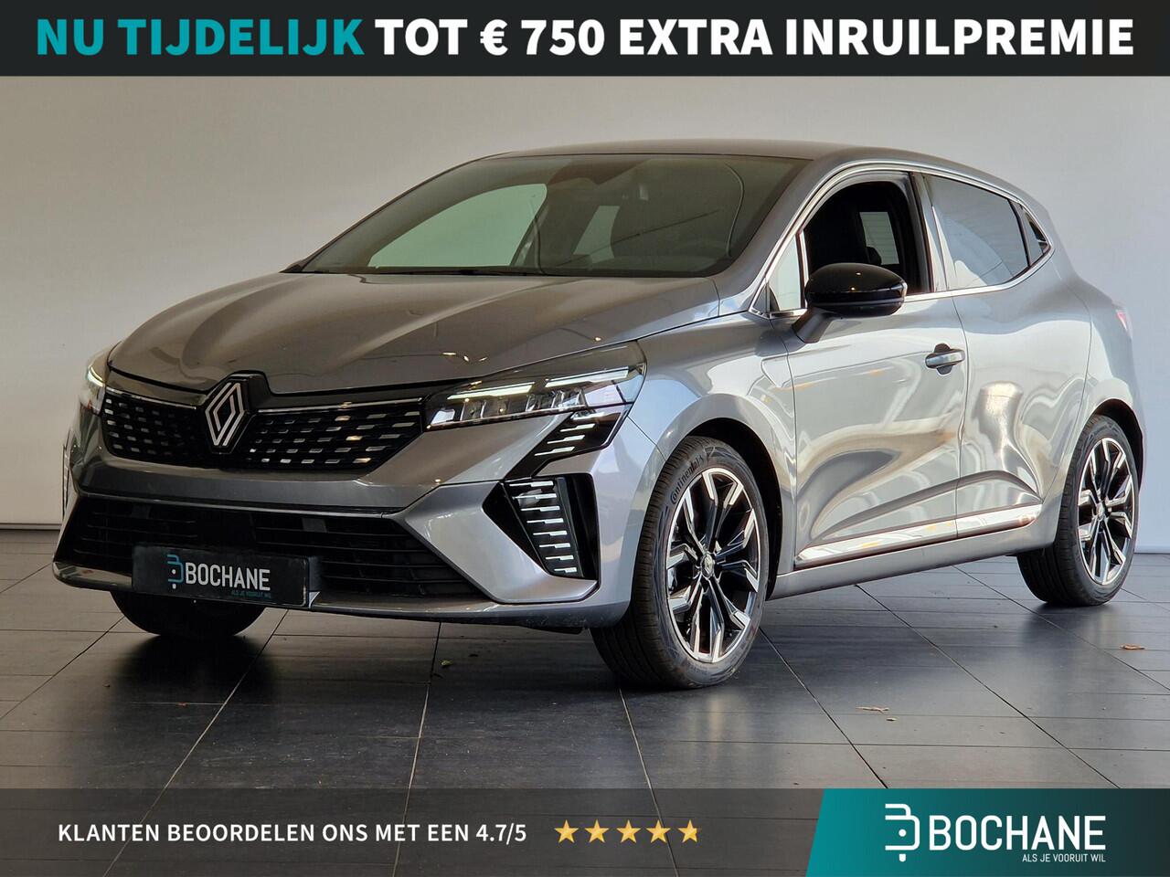 Renault CLIO 1.6 E-Tech Full Hybrid 145 techno | GROOT 9,3" NAVIGATIE SCHERM | ACHTERUITRIJCAMERA | CRUISE CONTROLE | 17" INCH LICHTMETALE VELGEN |