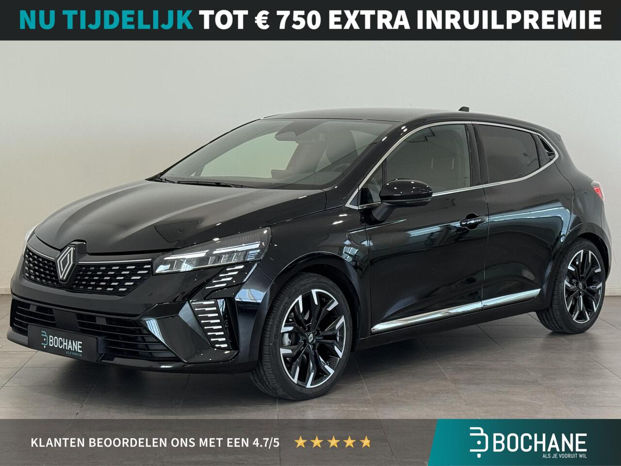 Renault CLIO 1.6 E-Tech Full Hybrid 145 Techno | Navigatie 9,3" | Draadloze telefoonlader | Lichtmetalen velgen 17" | Parkeersensoren achter en achteruitrijcamera | Climate Control | Cruise Control | Apple Carplay/Android Auto