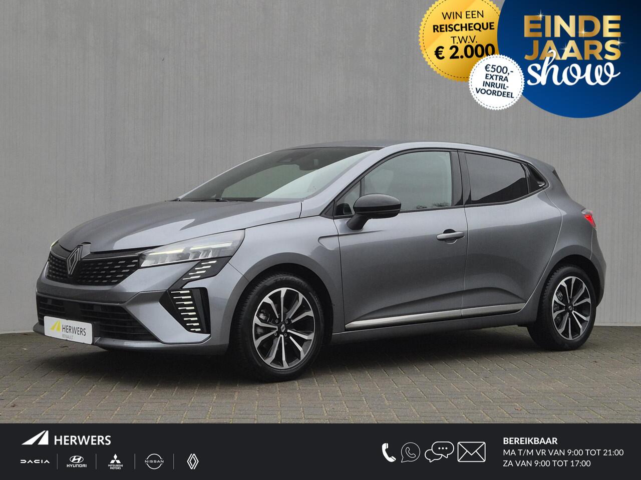 Renault CLIO 1.0 TCe 90 Techno Handgeschakeld / Pack winter / Navigatie via Apple Carplay of Android Auto / Achteruitrijcamera / Cruise control / Keyless Entry/Start / Parkeersensoren achter / Stuur en Stoel verwarming /