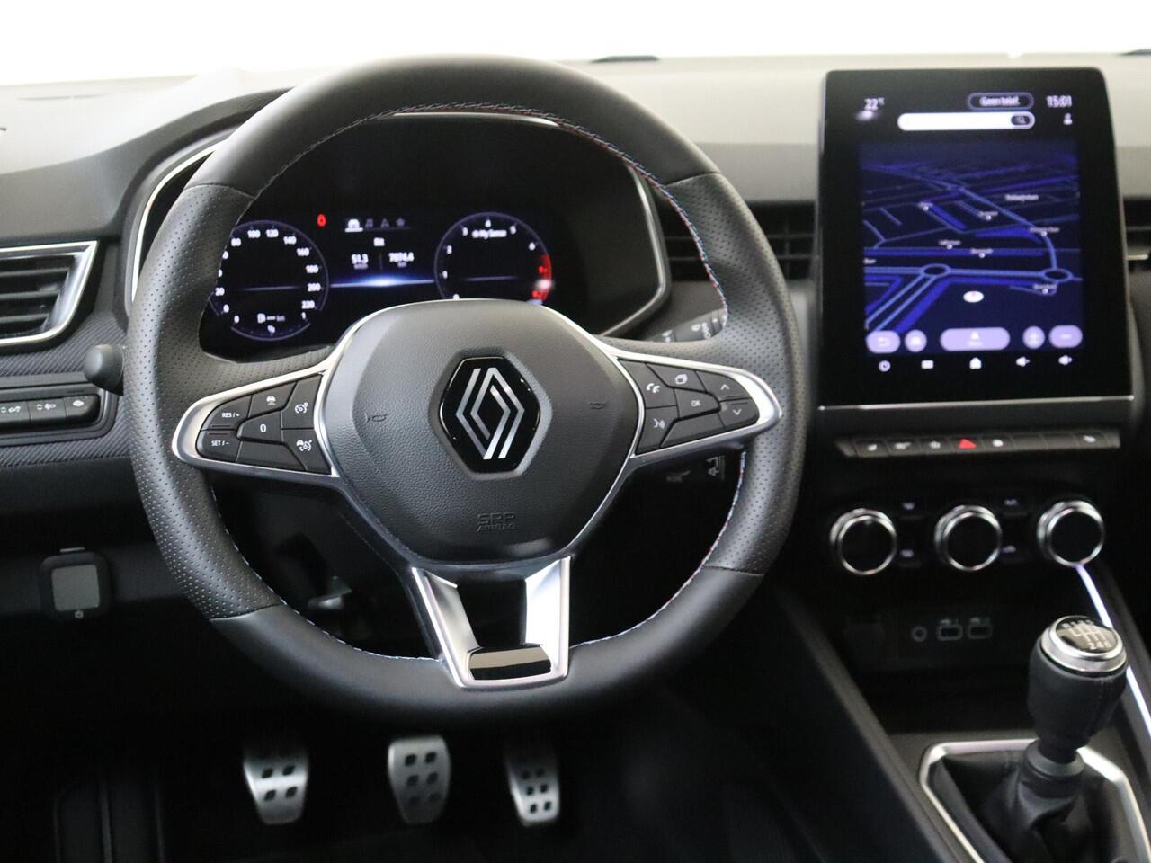 Renault CLIO 1.0 TCe 90PK GPF Esprit Alpine | Navigatie | Draadloze Carplay | Climate Control | Stoel & Stuurverwarming | Adaptive Cruise Control | Parkeersensoren & Camera | All Season Banden | Privacy Glass |