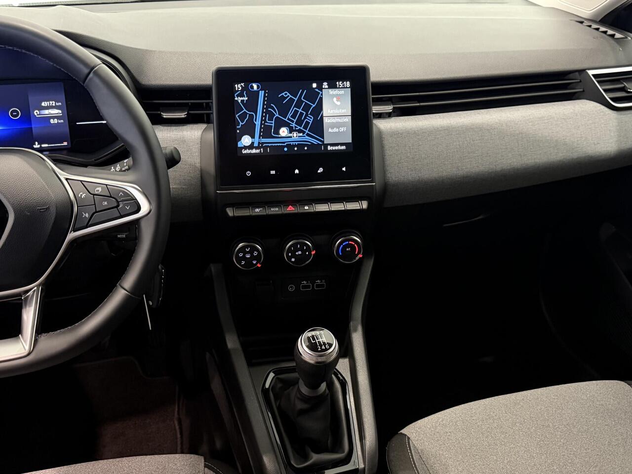 Renault CLIO 1.0 TCe 90 Evolution | Navigatie | Airco | Privacy Glass | Cruise Control | Lichtmetalen velgen 16" | Parkeersensoren en achteruitrijcamera