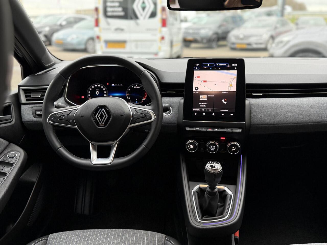 Renault CLIO 1.0 TCe 90 GPF techno | NAP | 360 Graden Camera | Navi groot | DAB | Climate Control | Key-less |