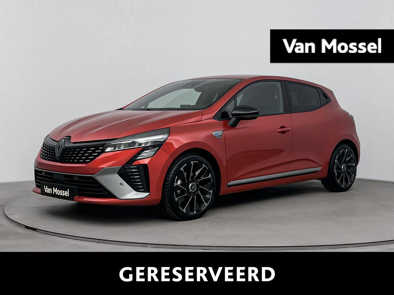 Renault CLIO 1.6 E-Tech Full Hybrid 145Pk esprit Alpine | Draadloze Apple & Android Carplay | Parkeersensoren Voor & Achter | 360 Camera | Multi Sense | Privacy Glass | Lichtmetalen Velgen | Privacy Glass | All Season Banden |