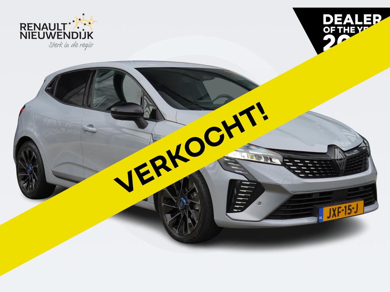 Renault CLIO 1.6 E-Tech Full Hybrid 145 esprit Alpine AUTOMAAT / PACK WINTER / DEALER OND. / 9,3'' NAVI / 10.25'' DASHBOARD / ADAPT. CRUISE / CAMERA / PDC / CLIMATE / APPLE CARPLAY / ANDROID AUTO / PRIVACY GLASS / DAB+ / 17'' LMV