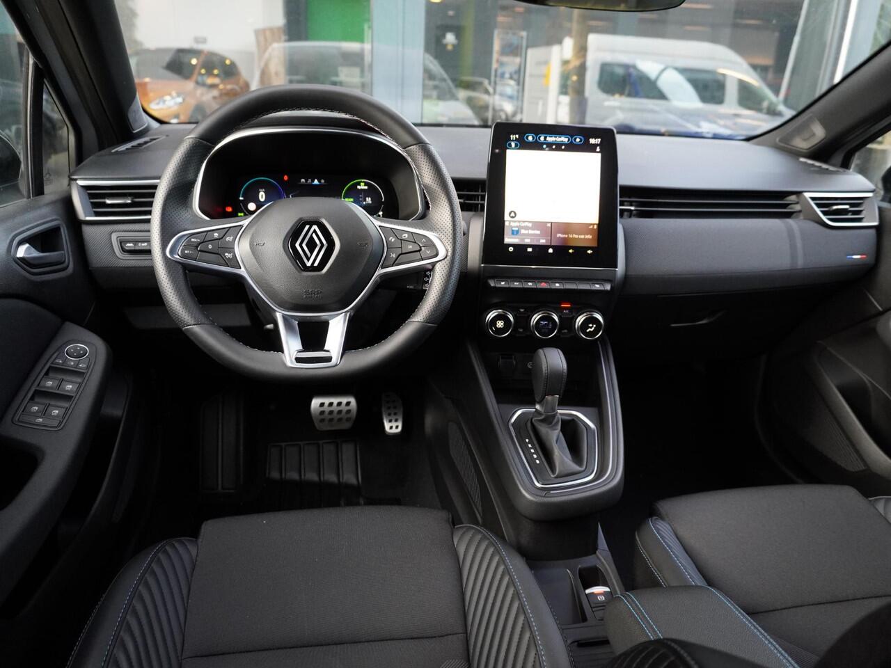 Renault CLIO 1.6 E-Tech Full Hybrid 145 esprit Alpine AUTOMAAT / PACK WINTER / DEALER OND. / 9,3'' NAVI / 10.25'' DASHBOARD / ADAPT. CRUISE / CAMERA / PDC / CLIMATE / APPLE CARPLAY / ANDROID AUTO / PRIVACY GLASS / DAB+ / 17'' LMV
