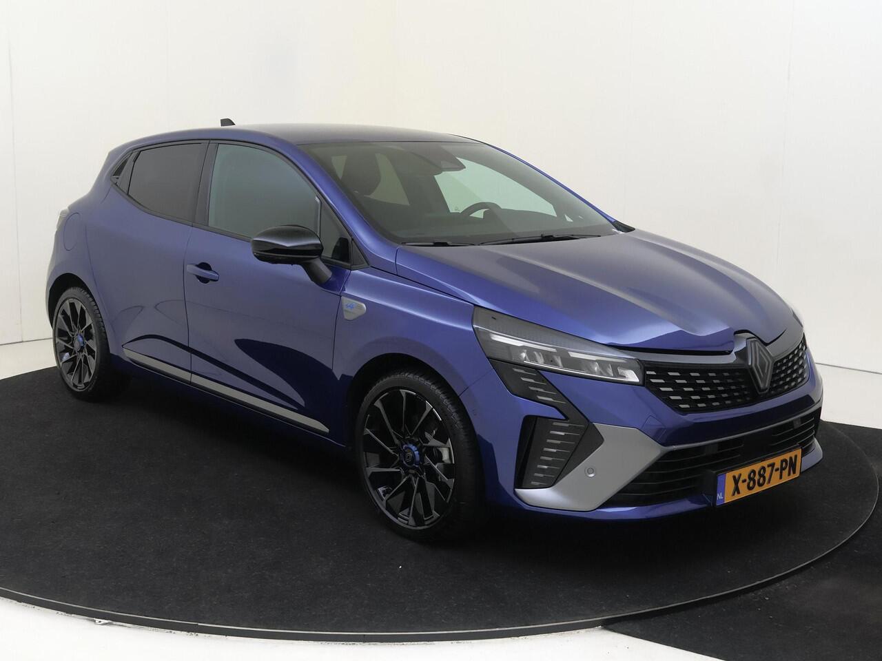 Renault CLIO 1.6 E-Tech Full Hybrid 145 esprit Alpine | Pack City Premium | Pack Premium Sound BOSE | Apple Carplay/Android | cruise control adaptief met Stop&Go en stuurhulp | dodehoek detectie | electronic climate control | lederen interieurdelen | lederen/stof bekl