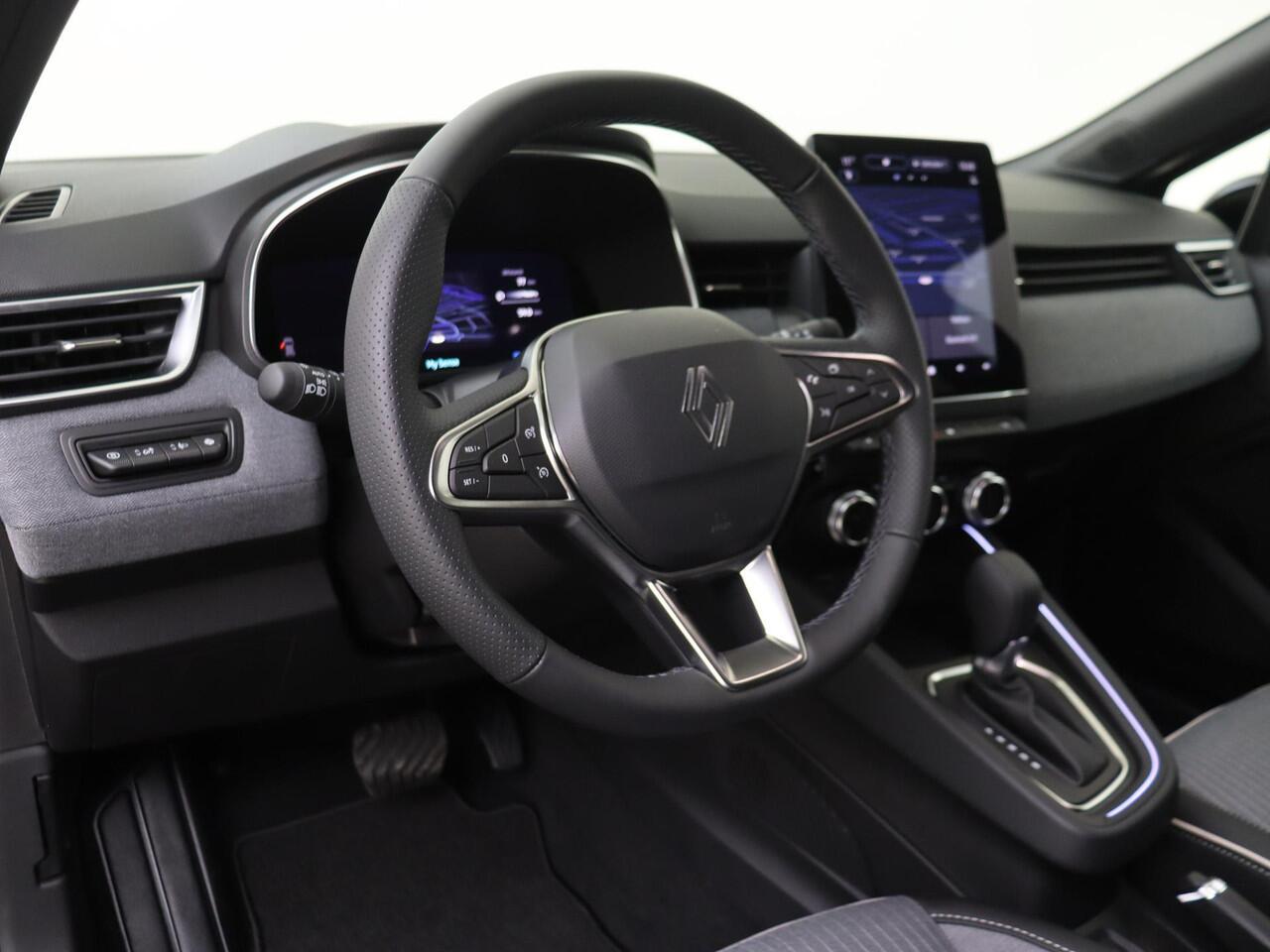 Renault CLIO 1.6 E-Tech Full Hybrid 145 techno | Half Leder | Lederen stuurwiel | 10,4 Inch Multimedia Scherm | Hybride |