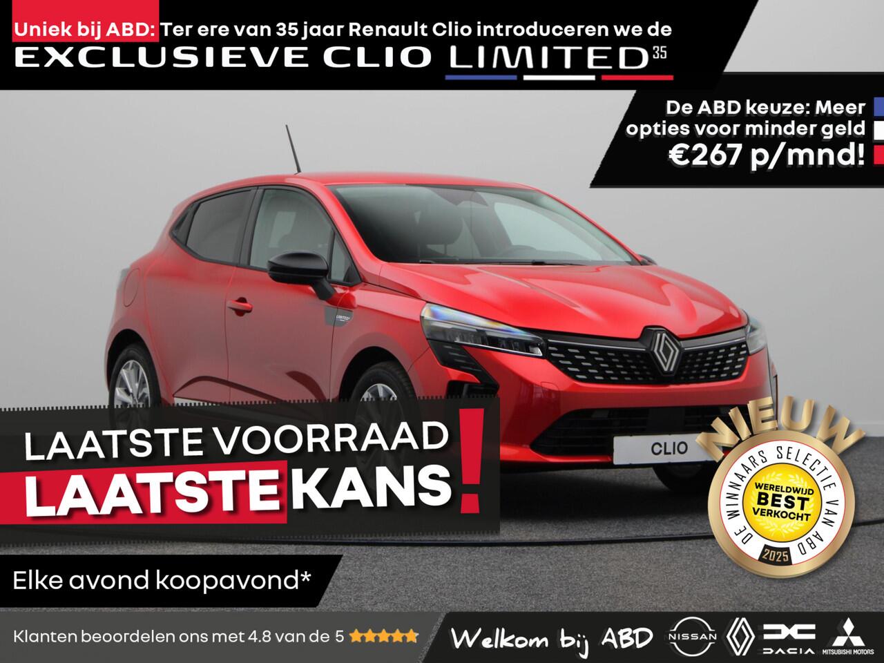Renault CLIO Limited 35 TCe 90pk | Uniek bij ABD | 35-jarige jubileumeditie | Limited 35 design elementen |