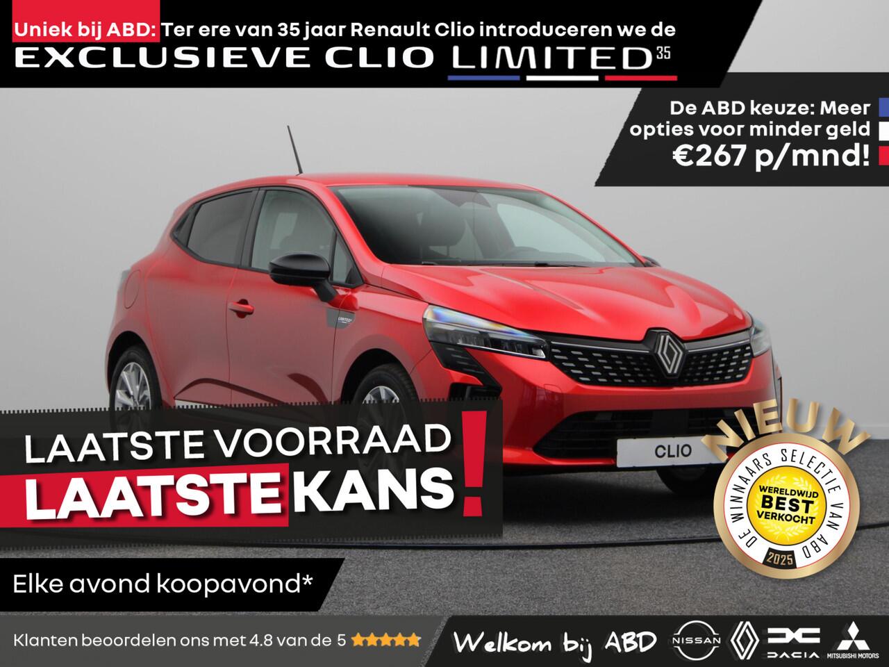 Renault CLIO Limited 35 TCe 90pk | Uniek bij ABD | 35-jarige jubileumeditie | Limited 35 design elementen |