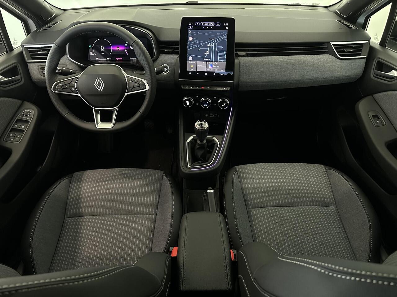 Renault CLIO 1.0 TCe 90 Techno | Navigatie 9,3" | Stoel- en stuurverwarming | Lichtmetalen velgen 17" | Apple Carplay/Android Auto