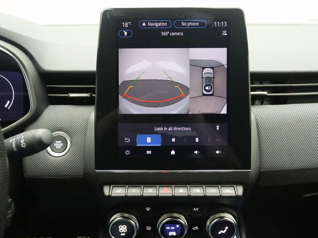 Renault CLIO E-Tech Full Hybrid 145 esprit Alpine | Automaat | Pack City Premium met easy park assist en 360 camera | Pack winter met stoel en stuurverwarming | Chiné Lichtmetalen velgen 17" 'La Fleche met blauwe naafkap' |