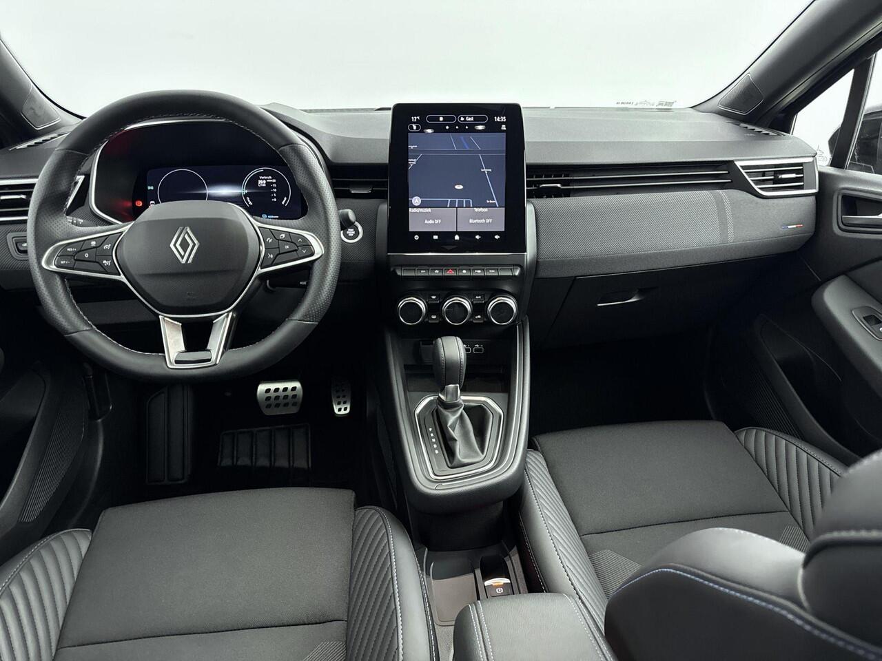 Renault CLIO 1.6 E-Tech Full Hybrid 145Pk esprit Alpine | Navigatie | Draadloze Apple & Android Carplay | Parkeersensoren & 360 Graden Camera | Adaptieve Cruise Control | Keyless Entry | DAB |