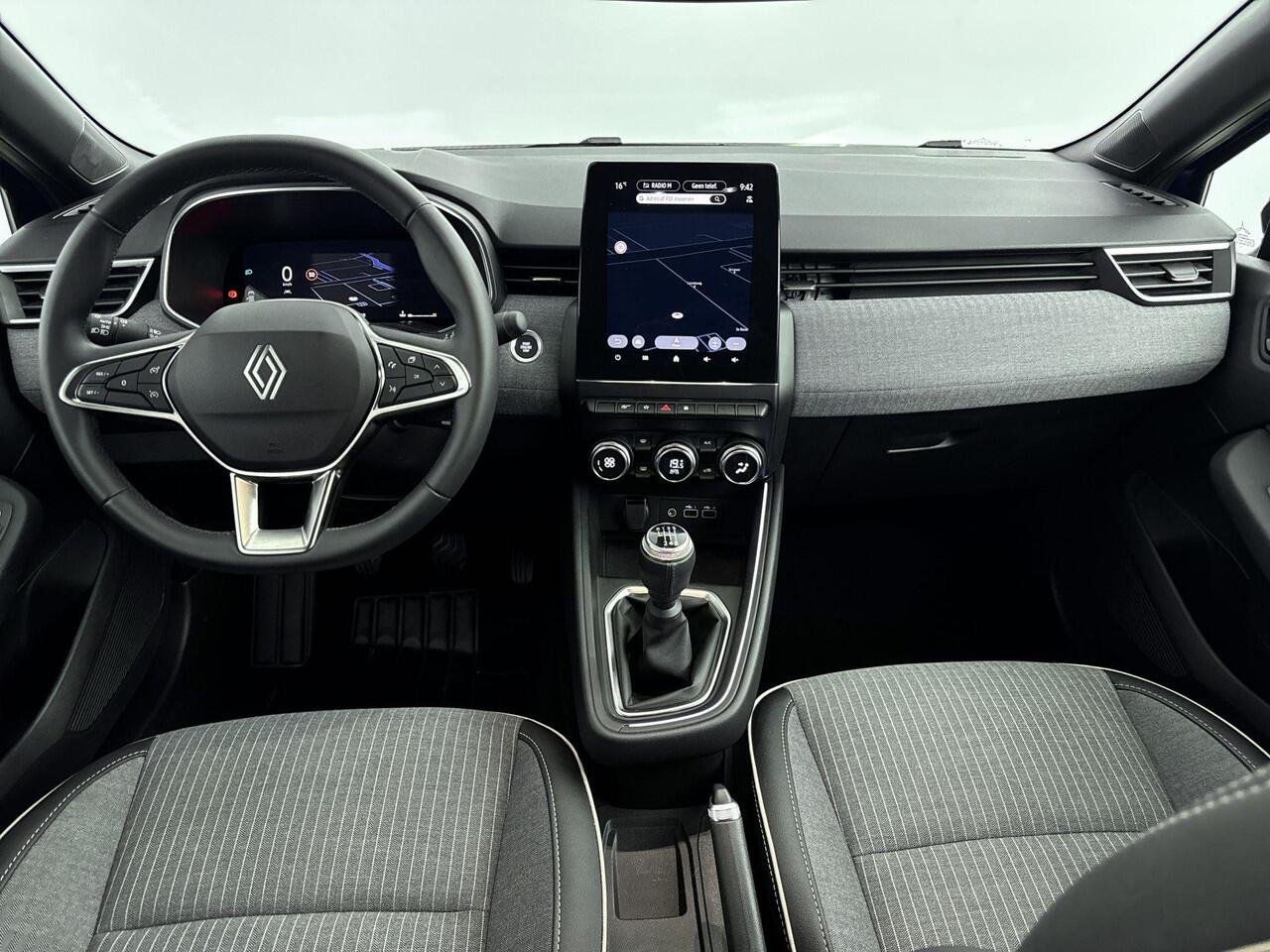 Renault CLIO 1.0 TCe 90PK GPF Techno | Navigatie met 9,3" Touchscreen | Climate Control | Cruise Control | Keyless Entry/Start | Armsteun Voor | Apple Carplay/Android Auto | Parkeersensoren + Camera | Lichtmetalen Velgen 16" |