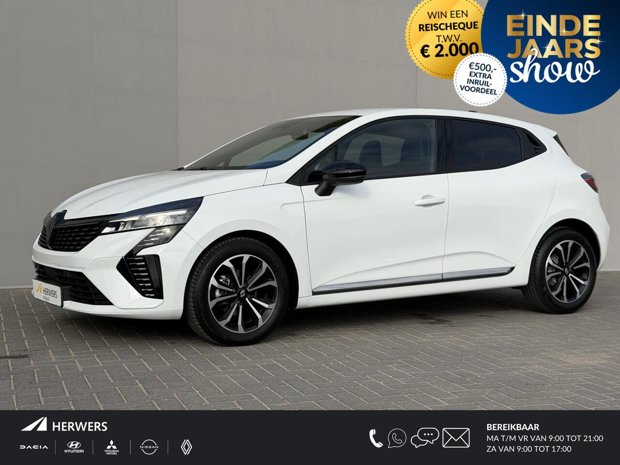 Renault CLIO 1.0 TCe 90 GPF techno Handgeschakeld / Navigatie via Apple Carplay & Android Auto / Parkeersensoren / Cruise Control / Climate Control / Achteruitrijcamera / Stoel & Stuurverwarming / Keyless / Privacy Glass /