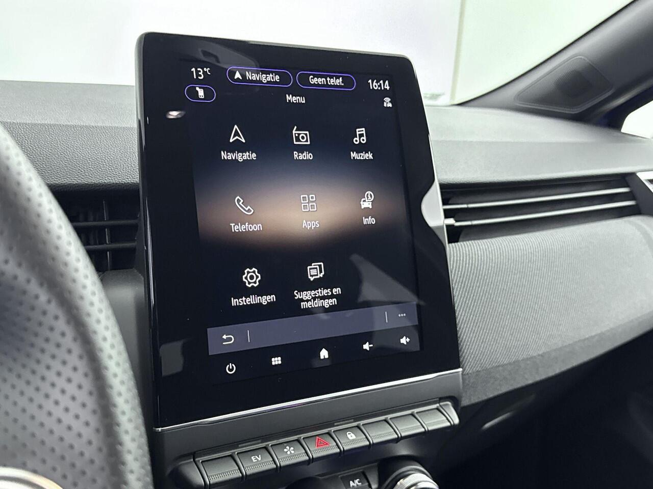 Renault CLIO 1.6 E-Tech Full Hybrid 145Pk Esprit Alpine | Navigatie | Draadloze Apple & Android Carplay | Parkeersensoren & Camera | Adaptieve Cruise Control | Keyless Entry | DAB |