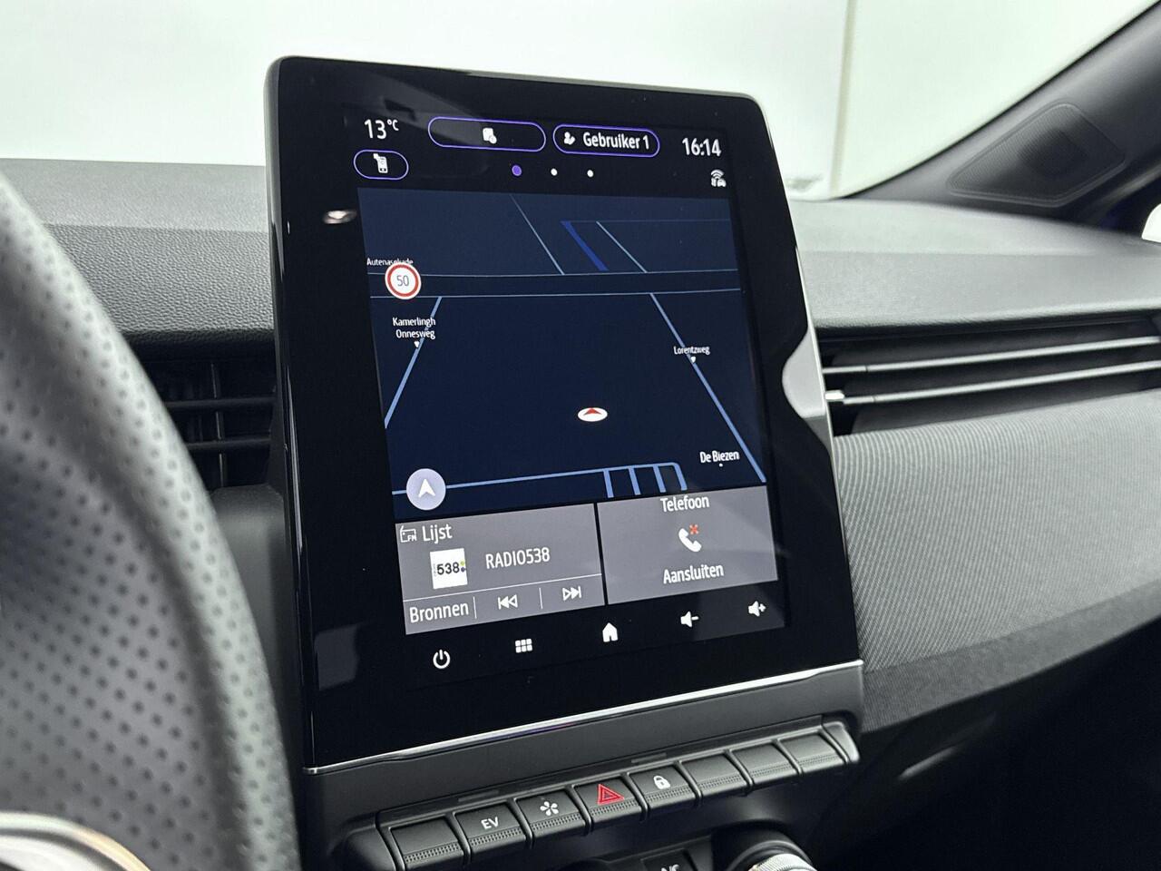 Renault CLIO 1.6 E-Tech Full Hybrid 145Pk Esprit Alpine | Navigatie | Draadloze Apple & Android Carplay | Parkeersensoren & Camera | Adaptieve Cruise Control | Keyless Entry | DAB |