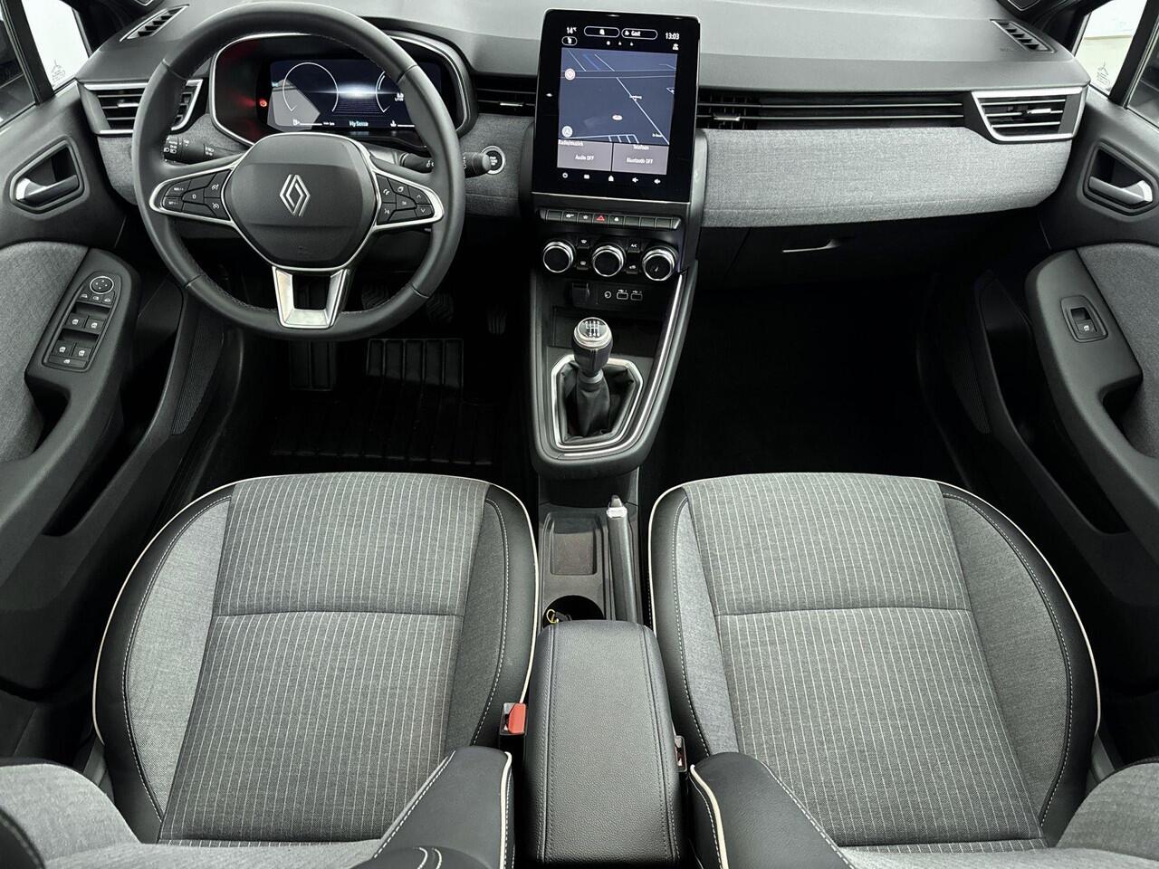 Renault CLIO 1.0 TCe 90Pk GPF techno | Navigatie met 9.3 Inch Scherm | Climate Control | Cruise Control | Parkeersensoren incl. Camera | Apple Carplay/Android Auto | Keyless Entry 7 Start | Lichtmetalen Velgen 16 Inch |