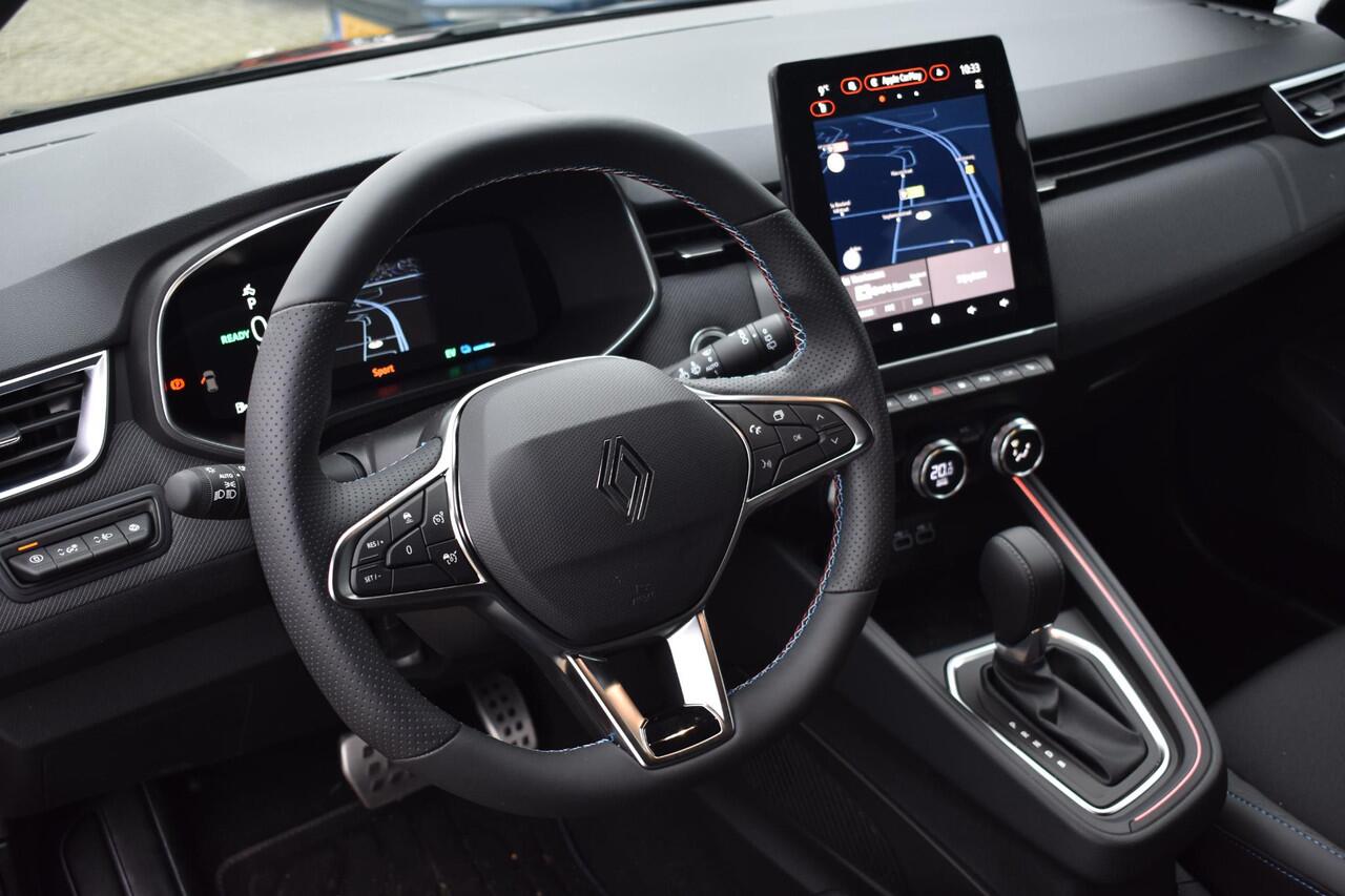 Renault CLIO 1.6 E-Tech Full Hybrid Esprit Alpine 145PK | Automaat | BOSE Audio | Stoel- en Stuurverwarming | 360 Camera | Adaptieve Cruise Control | Sportstoelen | Apple CarPlay & Android Auto