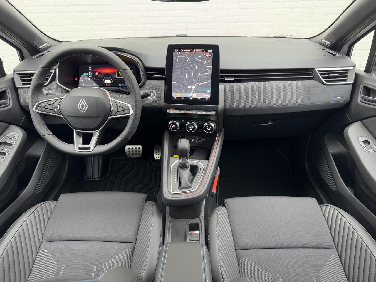 Renault CLIO 1.6 E-Tech Full Hybrid 145 esprit Alpine / Pack BOSE / Dodehoek / Adaptive Cruise Control / 360 Camera / PDC / Parkeer Assistent / Stoel & Stuurwiel verwarming / LED / NAP / DAB /