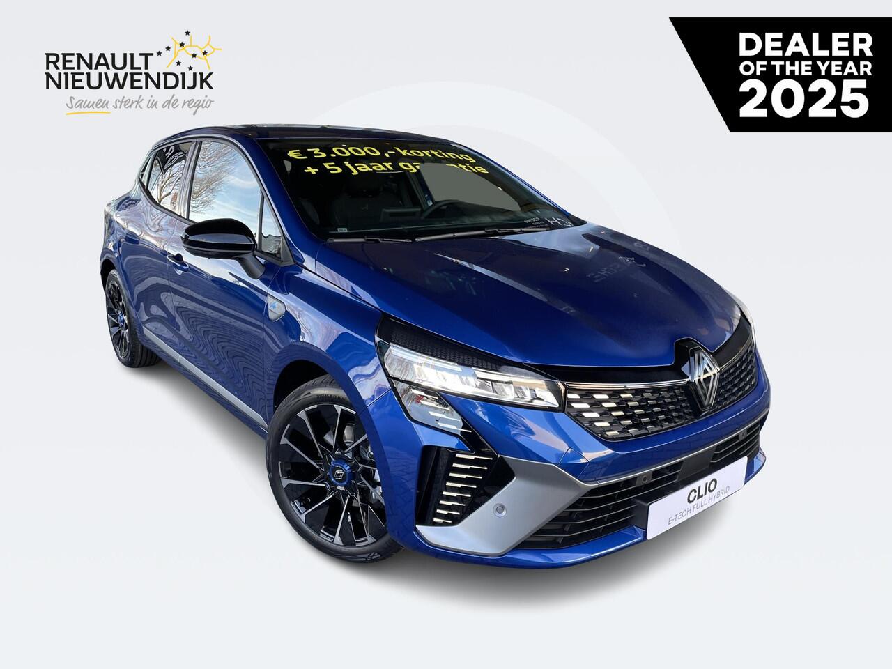 Renault CLIO 1.6 E-Tech Full Hybrid 145 esprit Alpine / VOORRAAD ACTIE NIEUW! / 3000,- KORTING / 5 JAAR GARANTIE / OP=OP /