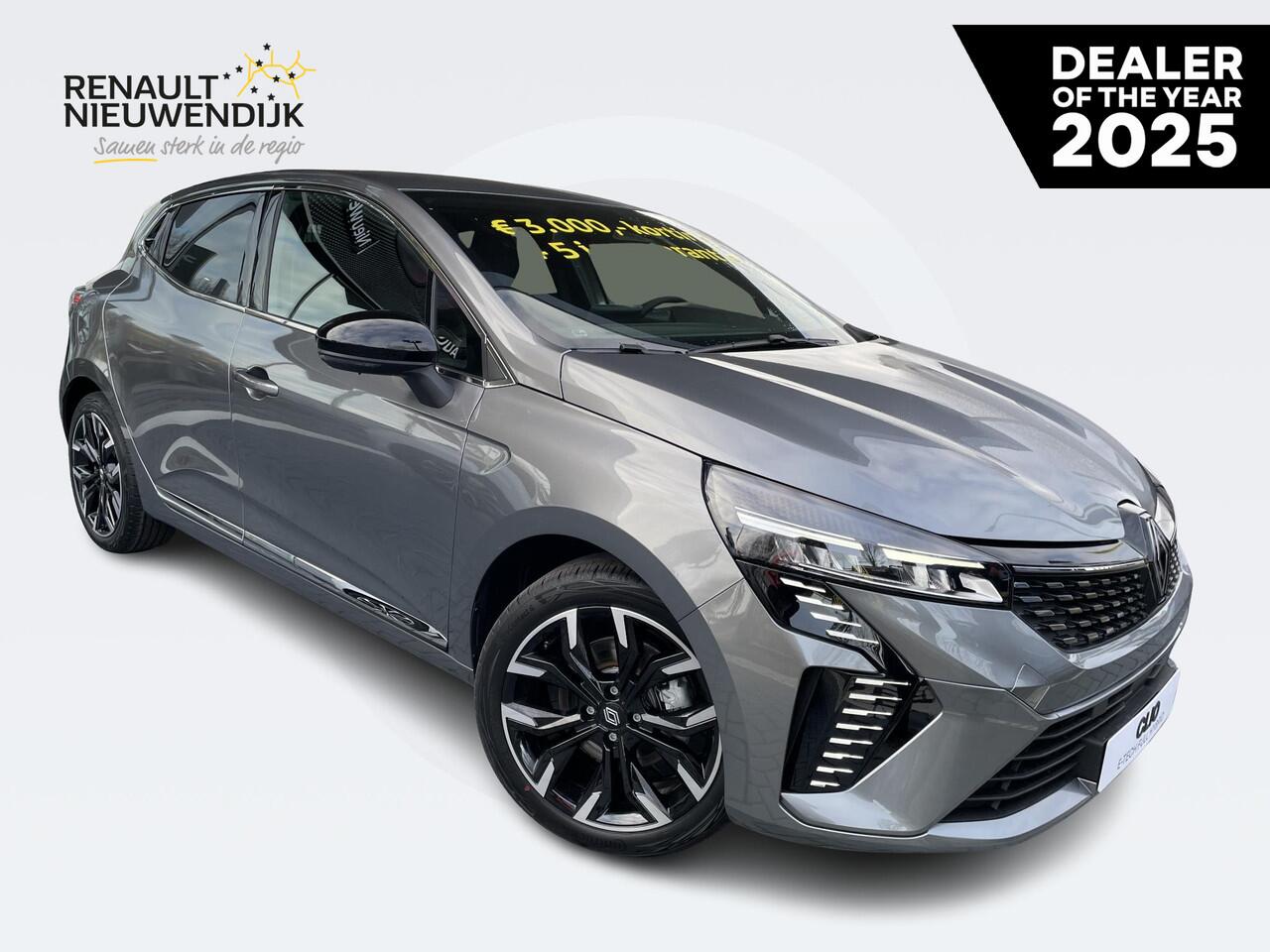 Renault CLIO 1.6 E-Tech Full Hybrid 145 techno / VOORRAAD ACTIE NIEUW! / 3000,- KORTING / 5 JAAR GARANTIE / OP=OP /
