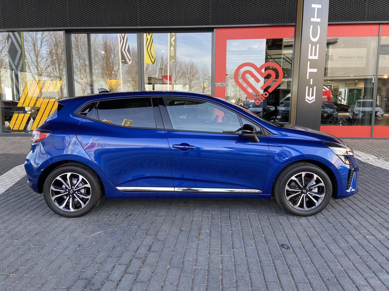 Renault CLIO 1.6 E-Tech Full Hybrid 145 techno LICHTMETAAL / PARKEERSENSOREN + CAMERA / CRUISE CONTROL / CLIMATE CONTROL / NAVI / 1E EIGENAAR!