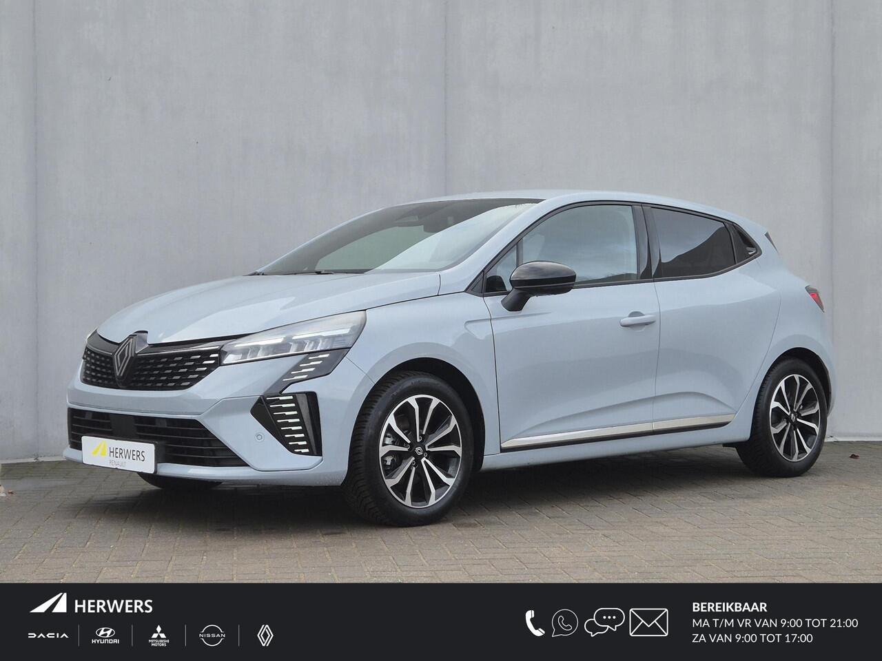 Renault CLIO 1.6 E-Tech Full Hybrid 145 Techno Automaat / Fabrieksgarantie tot 04-2027 / All Season Banden / 360 Graden Camera / Stoel & Stuurverwarming / Apple Carplay & Android Auto / Cruise Control / Draadloze Telefoon Lader /