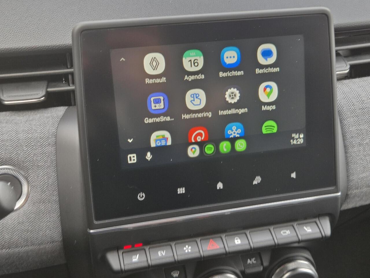 Renault CLIO 1.6 E-Tech Full Hybrid 145 Techno Automaat / Fabrieksgarantie tot 04-2027 / All Season Banden / 360 Graden Camera / Stoel & Stuurverwarming / Apple Carplay & Android Auto / Cruise Control / Draadloze Telefoon Lader /