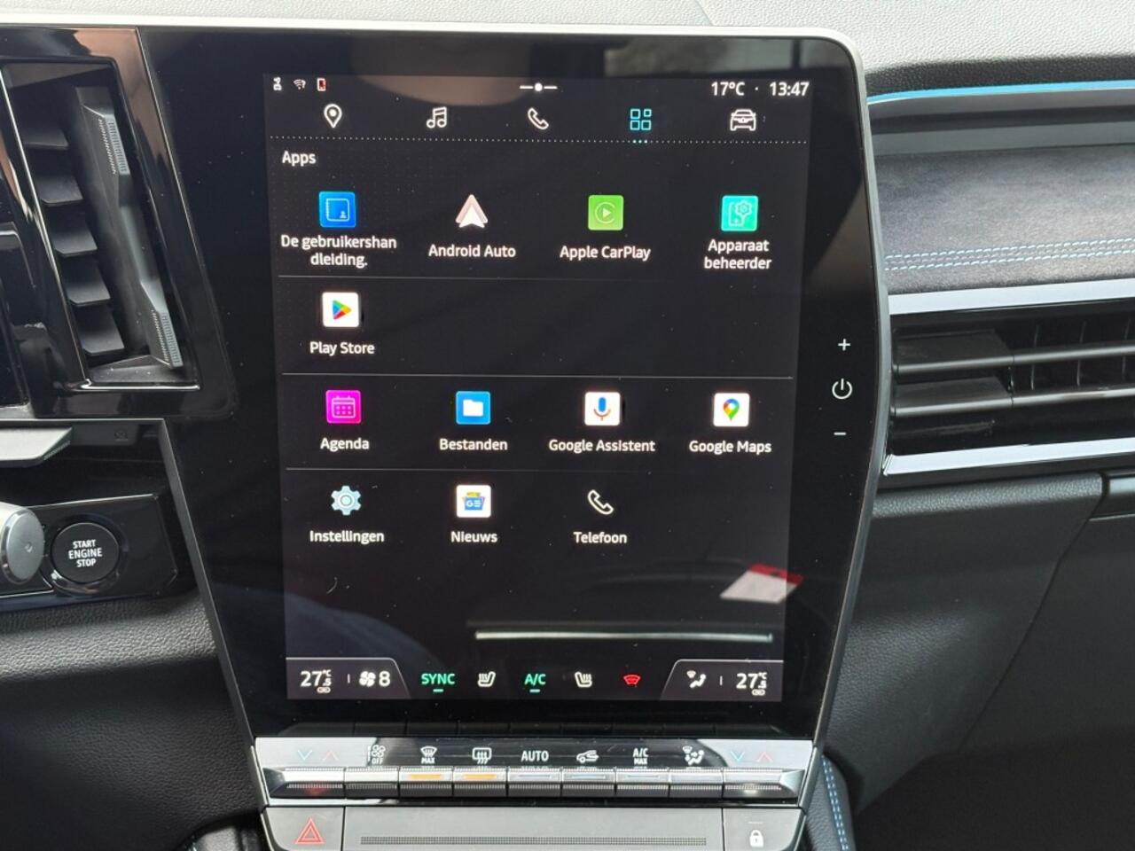 Renault ESPACE E-TECH FULL HYBRID 200 ESPRIT ALPHINE 12-2023. 7PERS AUT. PANO 360-CAMERA LED