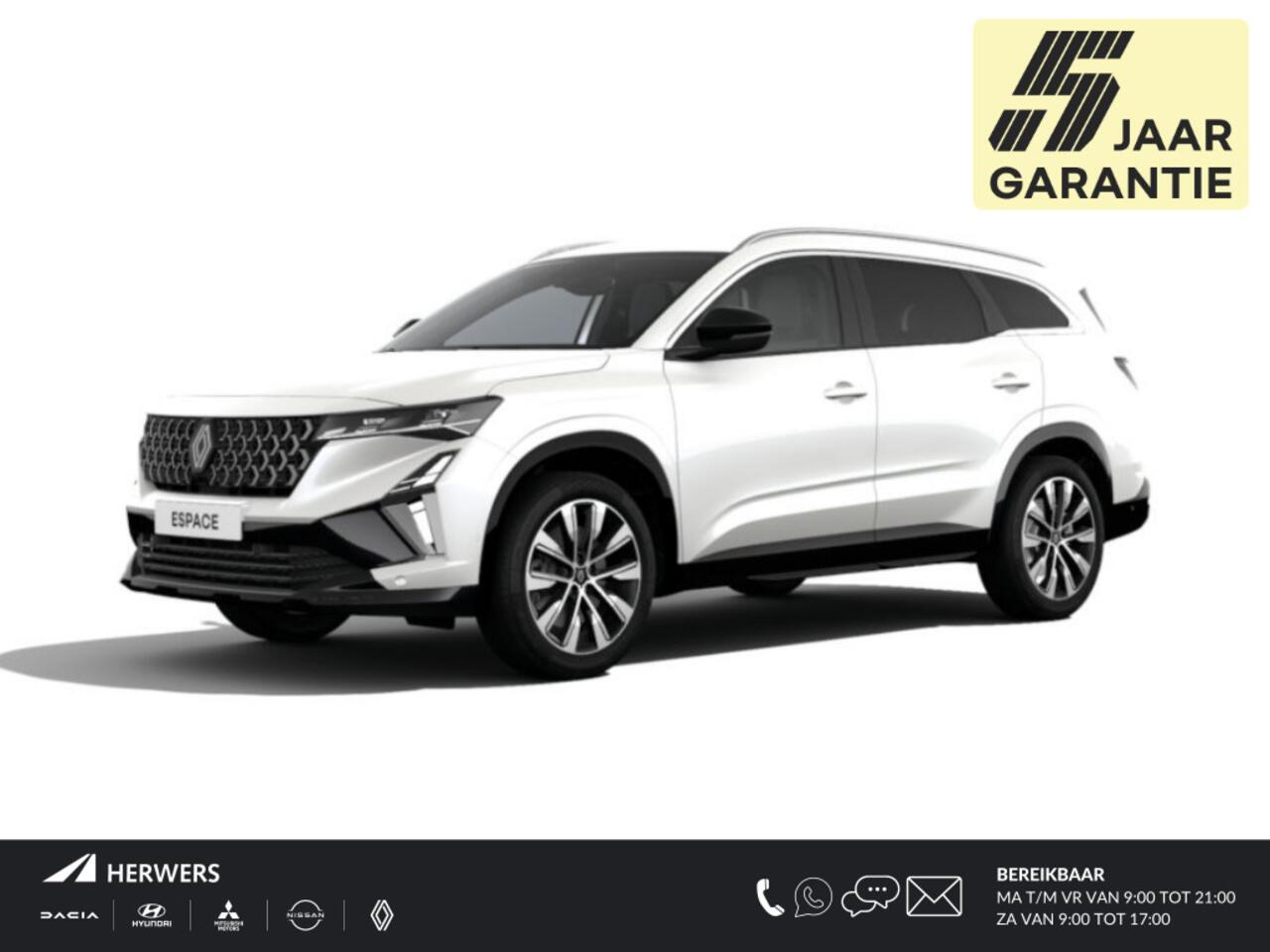 Renault ESPACE E-Tech full hybrid 200 techno 5p. / Nieuw Te Bestellen /