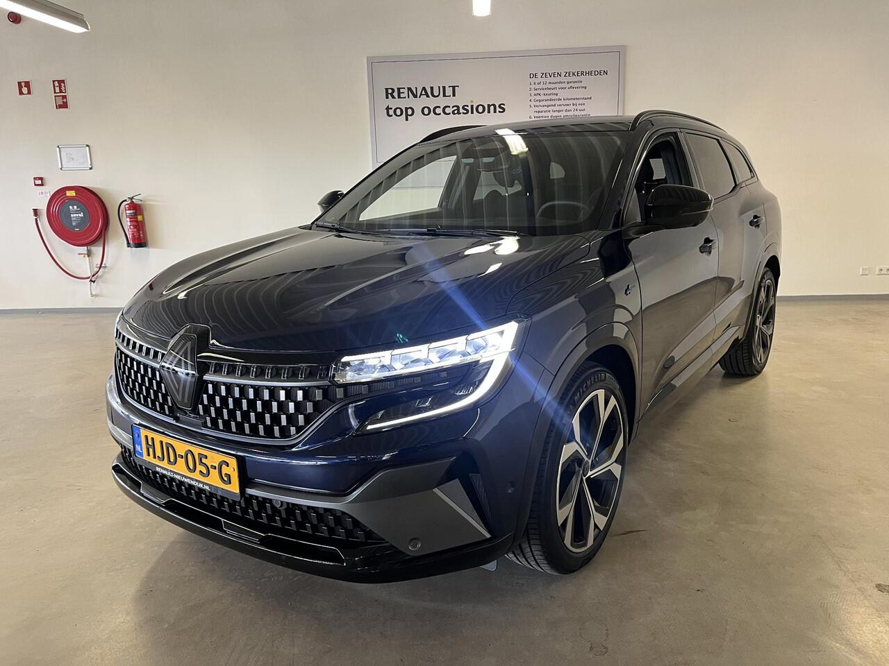Renault ESPACE E-Tech full hybrid 200 esprit Alpine 7p. APPLE CARPLAY ANDROID AUTO / CLIMATE CONTROLE PARKEERSENSOREN RONDOM / CAMERA / ELEKTRISCHE ACHTERKLEP / ADAPTIEVE CRUISE CONTROLE.