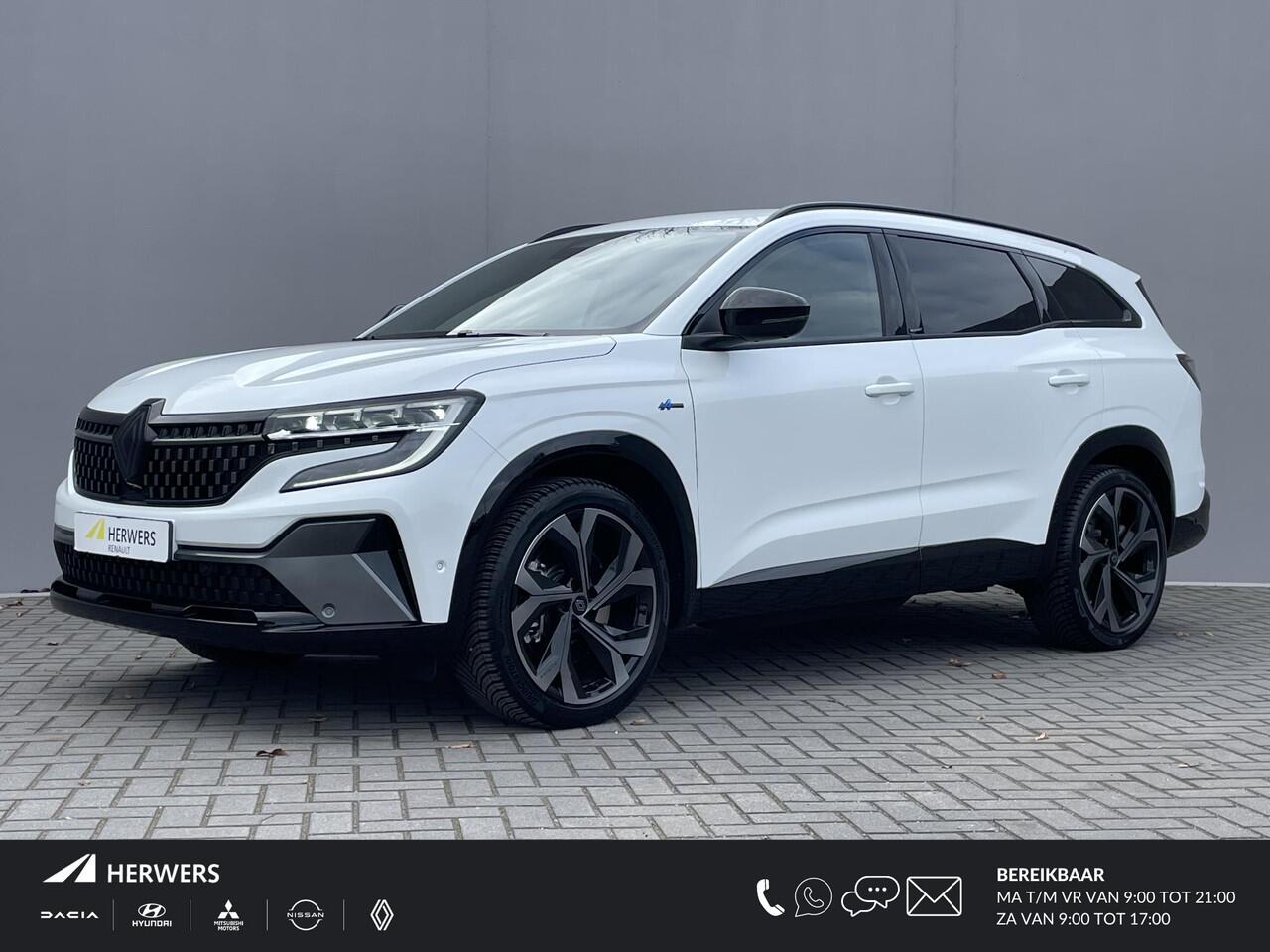 Renault ESPACE E-Tech full hybrid 200 esprit Alpine 7p. / Head-up display / 360° camera / stoelverwarming / adaptieve cruise control / keyless entry / elektrisch verstelbare stoelen / elektrische achterklep / draadloze oplader / LED koplampen / 20" velgen