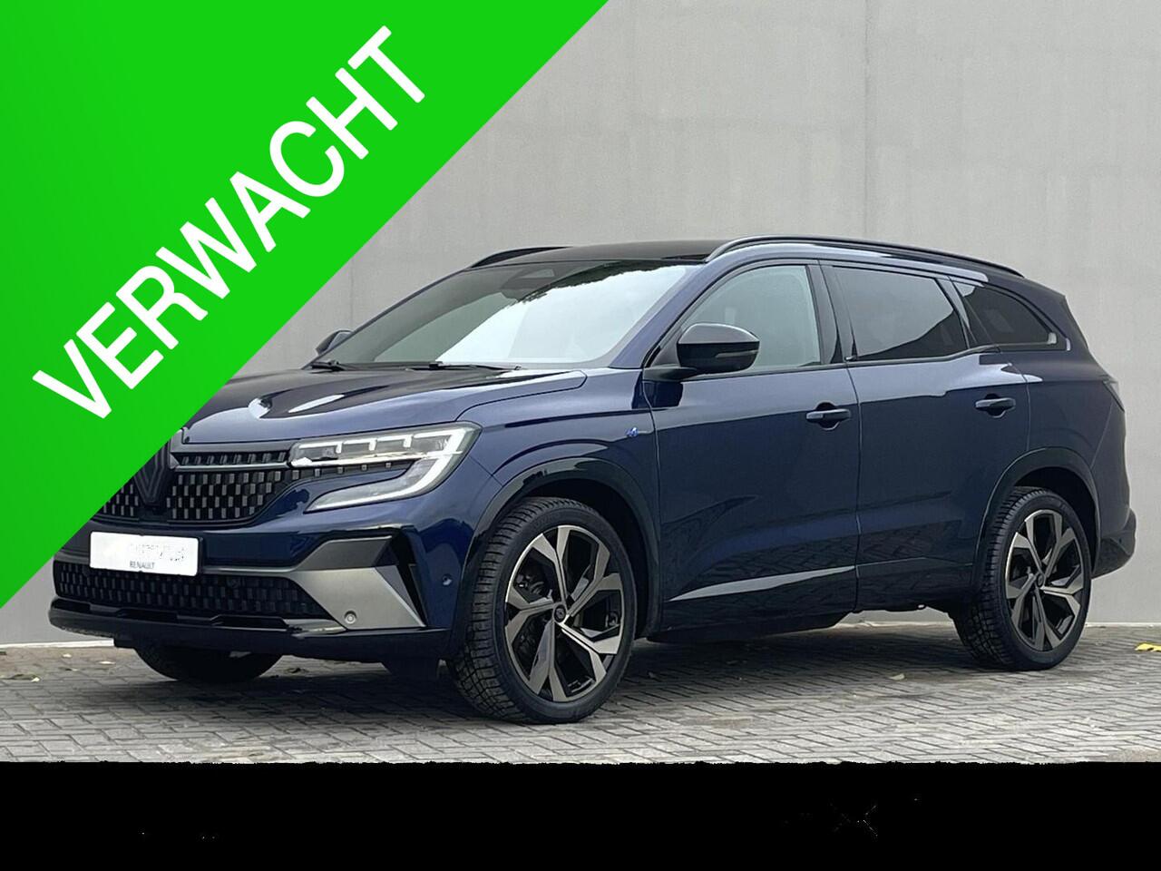 Renault ESPACE E-Tech full hybrid 200 esprit Alpine 7p. GLAZEN PANORAMA DAK/ 4 CONTROL ADVANCED/ PACK DRIVERS ASSIST/ PACK WINTER/ FULL LED/ PARK ASSIST RONDOM/ ELEK. BED. ACHTERKLEP/ 7 PERSOONS! ETC... RIJKLAAR!