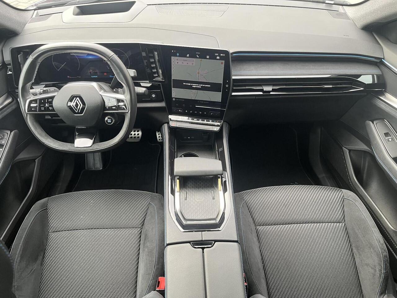 Renault ESPACE E-Tech full hybrid 200 esprit Alpine 7p. GLAZEN PANORAMA DAK/ 4 CONTROL ADVANCED/ PACK DRIVERS ASSIST/ PACK WINTER/ FULL LED/ PARK ASSIST RONDOM/ ELEK. BED. ACHTERKLEP/ 7 PERSOONS! ETC... RIJKLAAR!