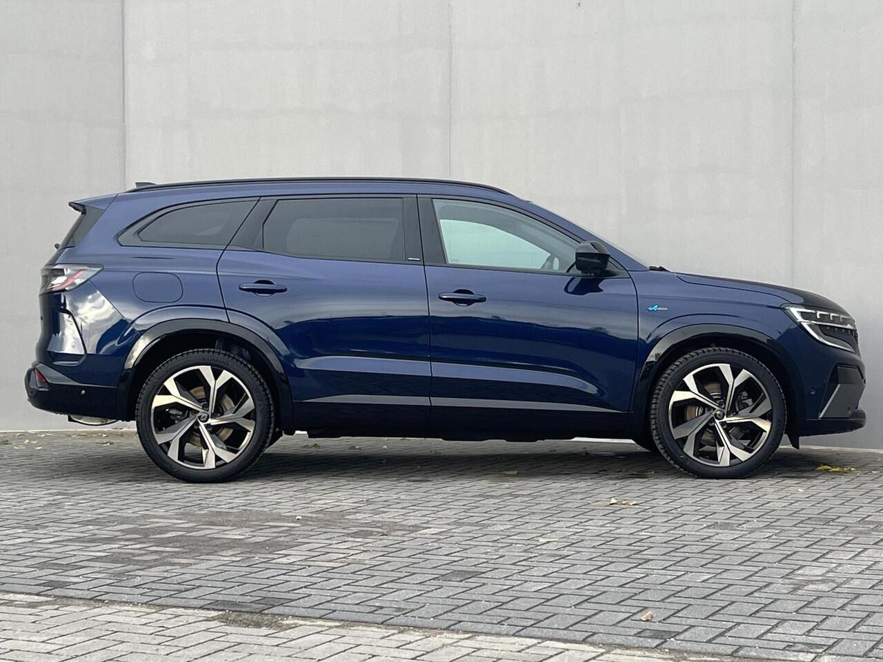 Renault ESPACE E-Tech full hybrid 200 esprit Alpine 7p. GLAZEN PANORAMA DAK/ 4 CONTROL ADVANCED/ PACK DRIVERS ASSIST/ PACK WINTER/ FULL LED/ PARK ASSIST RONDOM/ ELEK. BED. ACHTERKLEP/ 7 PERSOONS! ETC... RIJKLAAR!