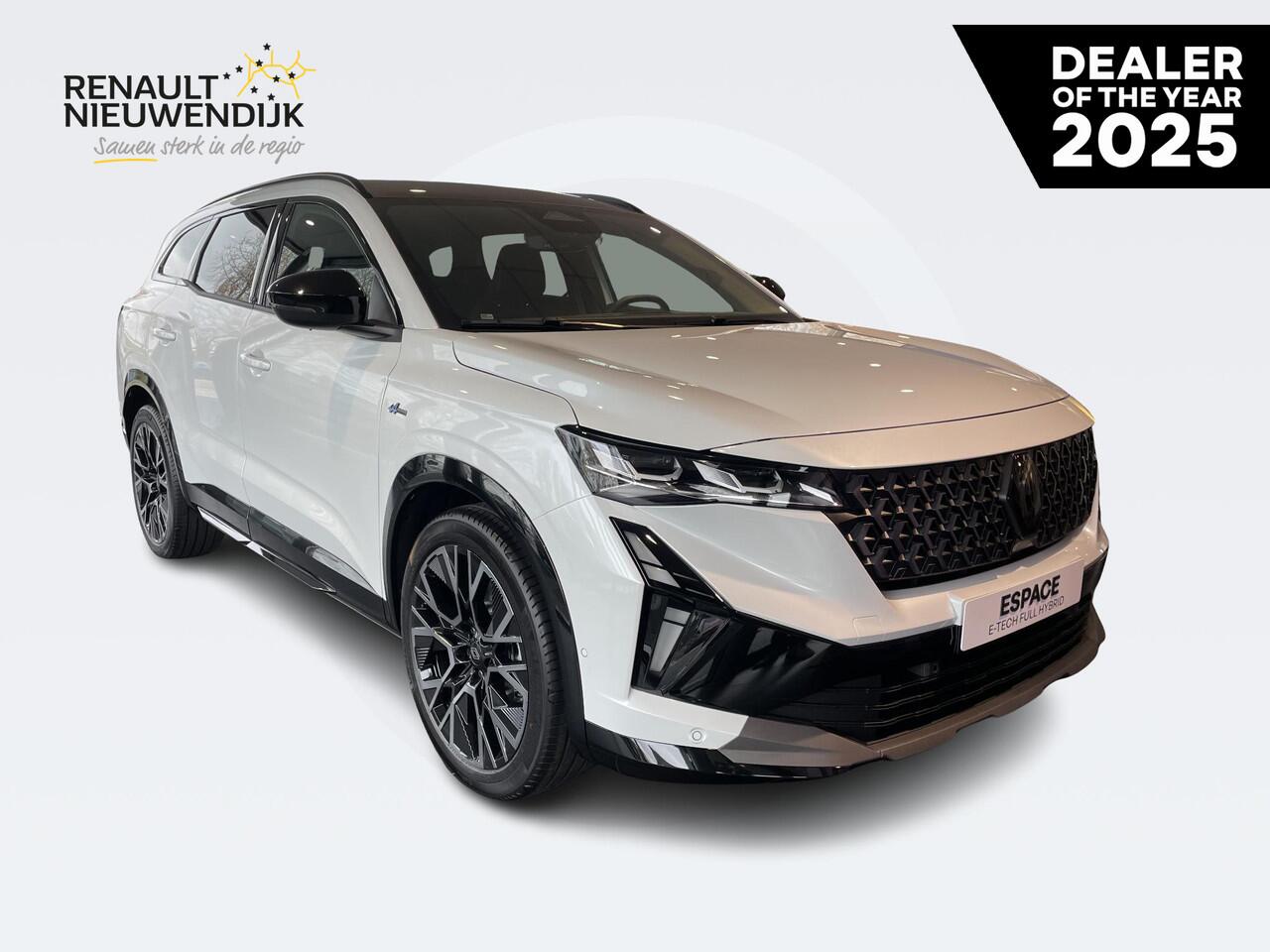 Renault ESPACE E-Tech full hybrid 200 esprit Alpine 7p. / VOORRAAD ACTIE NIEUW! / INCL. 5 JAAR GARANTIE / OP=OP /