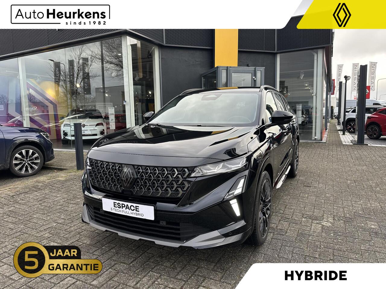 Renault ESPACE E-Tech full hybrid 200 esprit Alpine 7p. l Meer dan ¤ 4.000 voorraadvoordeel! l 5 jaar gratis fabrieksgarantie! l Uit voorraad leverbaar!