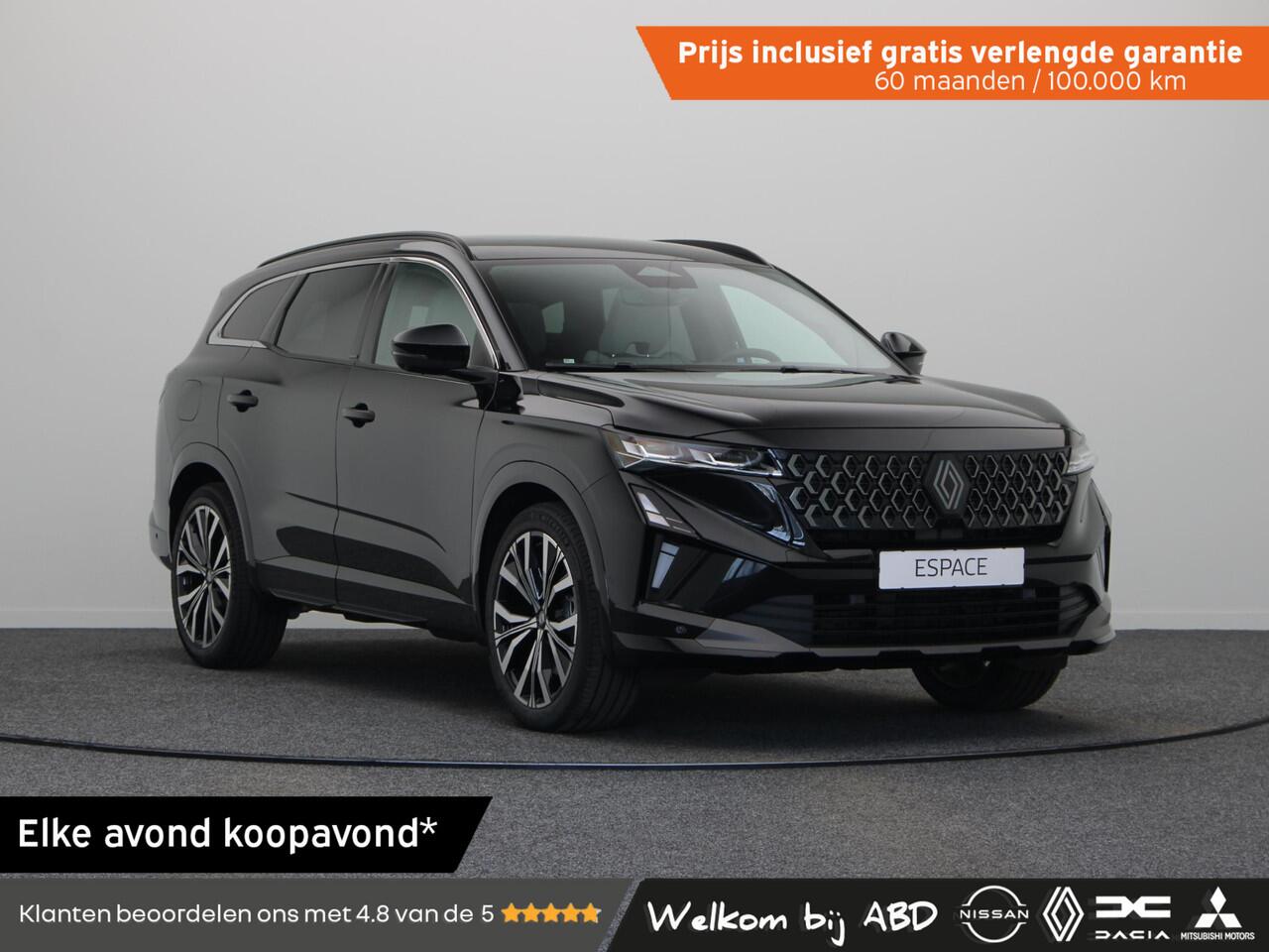 Renault ESPACE E-Tech full hybrid 200pk iconic 7p. | Vijf jaar garantie | Panoramisch vast dak | Harman Kardon | HUD | Elek. verwarmbaar voorruit |