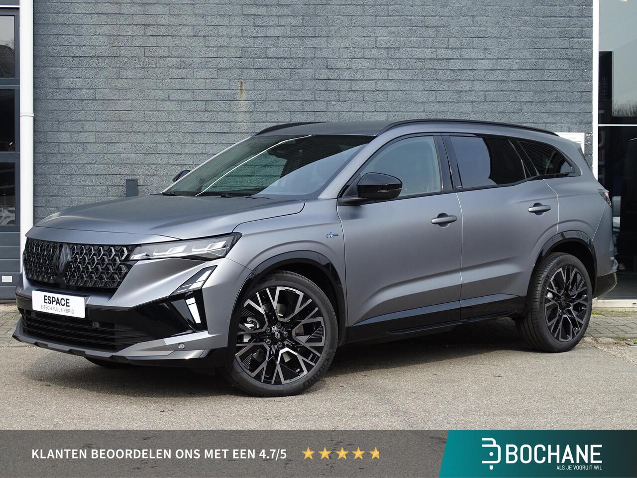 Renault ESPACE E-Tech full hybrid 200 esprit Alpine 5p. NU 5 JAAR GARANTIE! / PACK AROUND VIEW CAMERA / PACK COMFORT / MATTE LAK