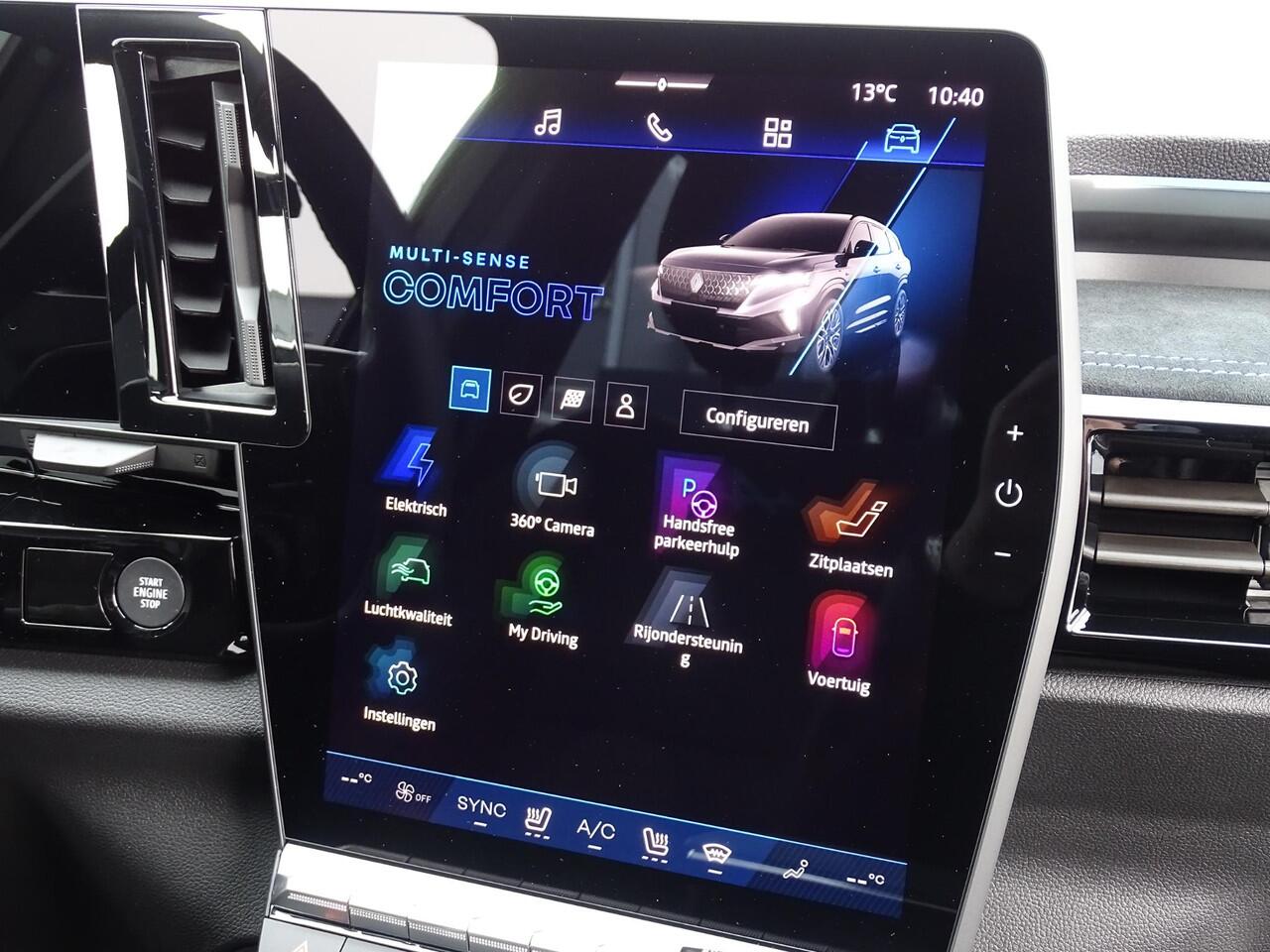 Renault ESPACE E-Tech full hybrid 200 esprit Alpine 5p. NU 5 JAAR GARANTIE! / PACK AROUND VIEW CAMERA / PACK COMFORT / MATTE LAK
